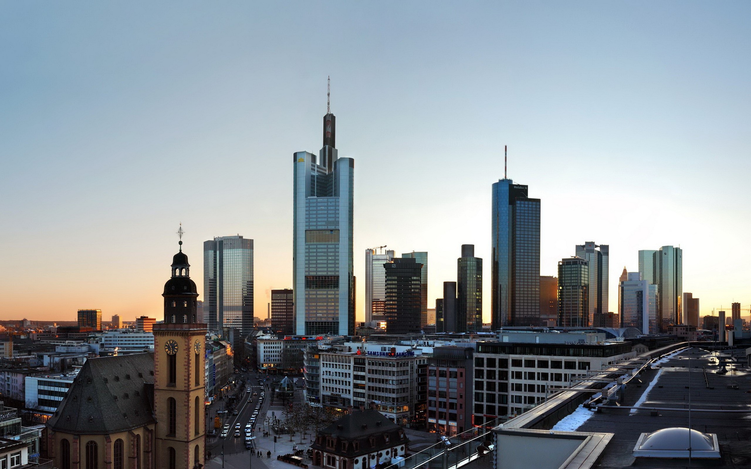 города, Франкфурт-на- Майне - обои на рабочий стол
