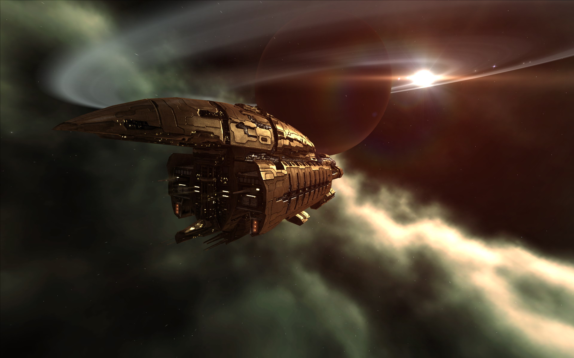EVE Online, космические корабли, транспортные средства, Аваддон - обои на рабочий стол