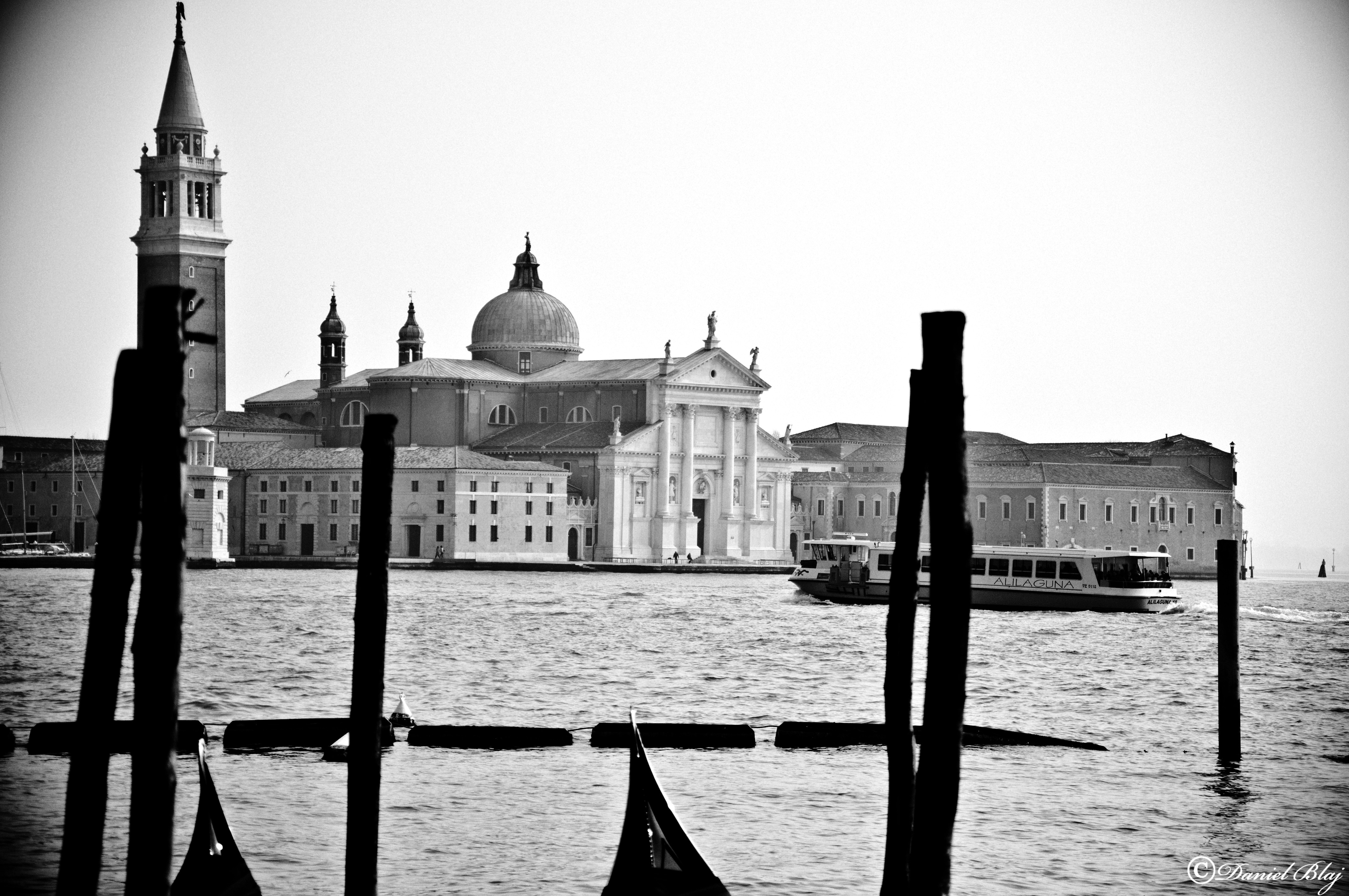 города, архитектура, здания, оттенки серого, Венеция - обои на рабочий стол
