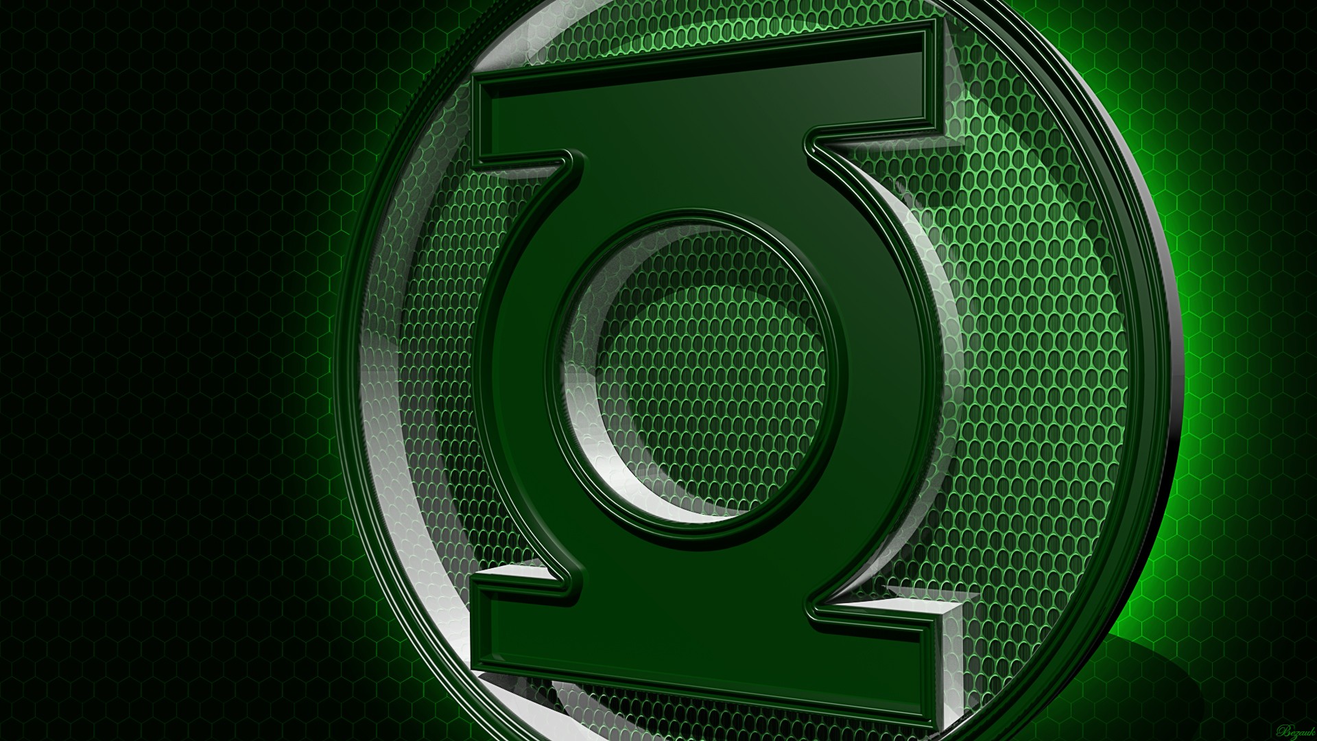 Зеленый Фонарь, DC Comics, логотипы - обои на рабочий стол