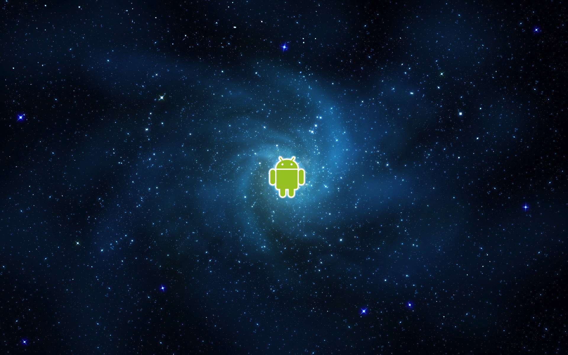 космическое пространство, звезды, Android - обои на рабочий стол