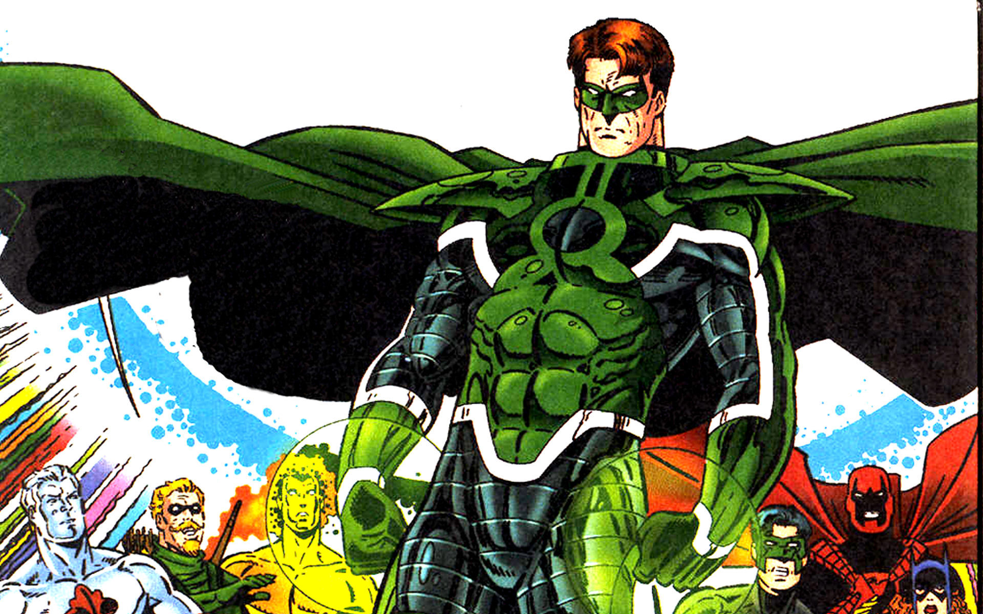 Зеленый Фонарь, DC Comics, комиксы - обои на рабочий стол