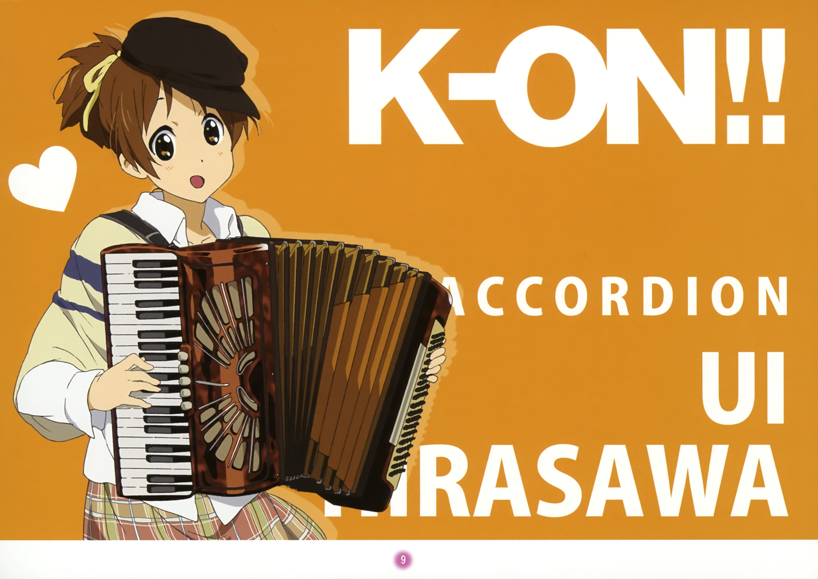 K-ON! (Кэйон!), Hirasawa Ui - обои на рабочий стол