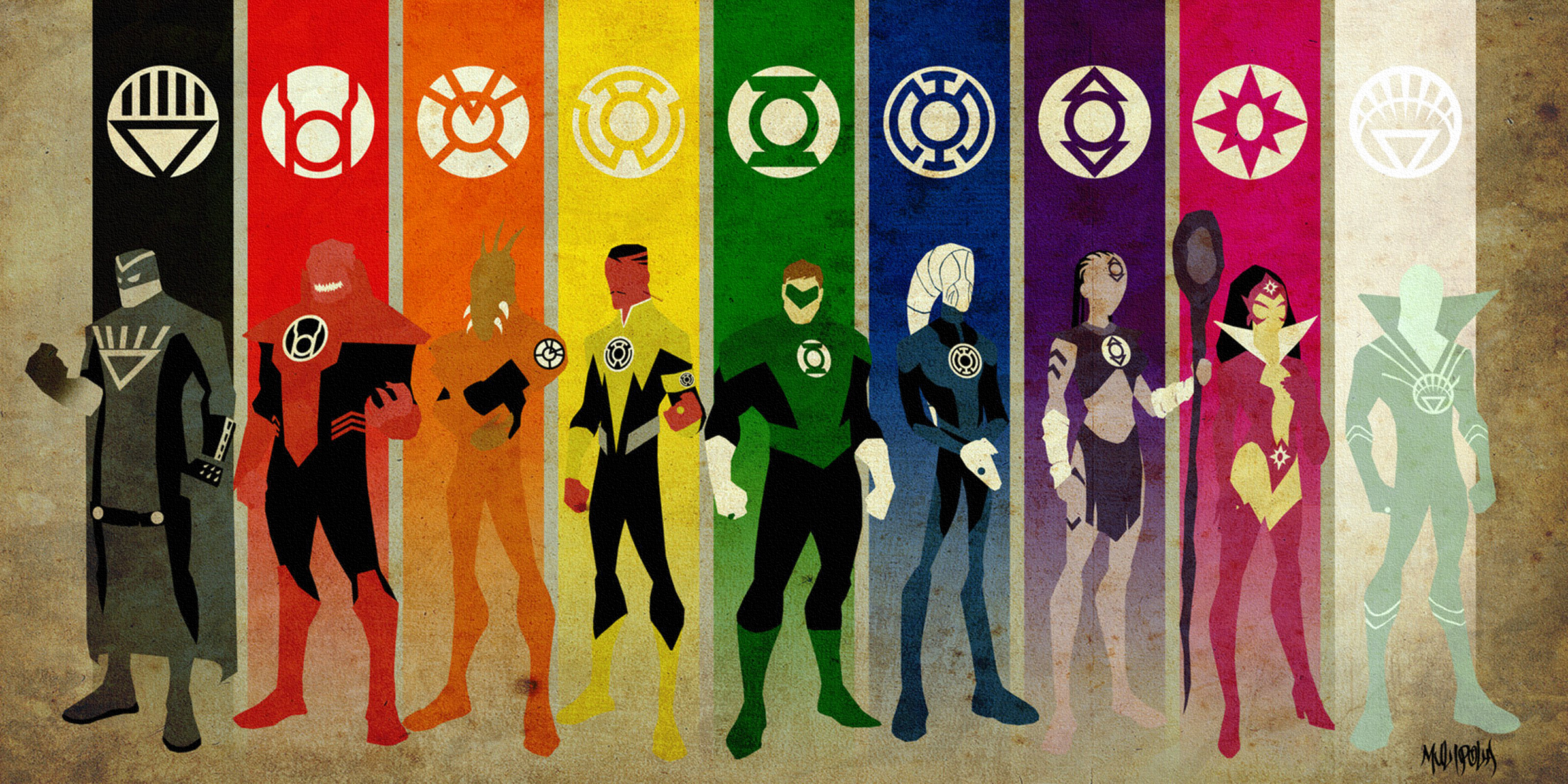 Зеленый Фонарь, DC Comics, корпуса Синестро, Звезда Sapphire, Красный фонарь корпуса, Синий фонарь, Племя Индиго - обои на рабочий стол
