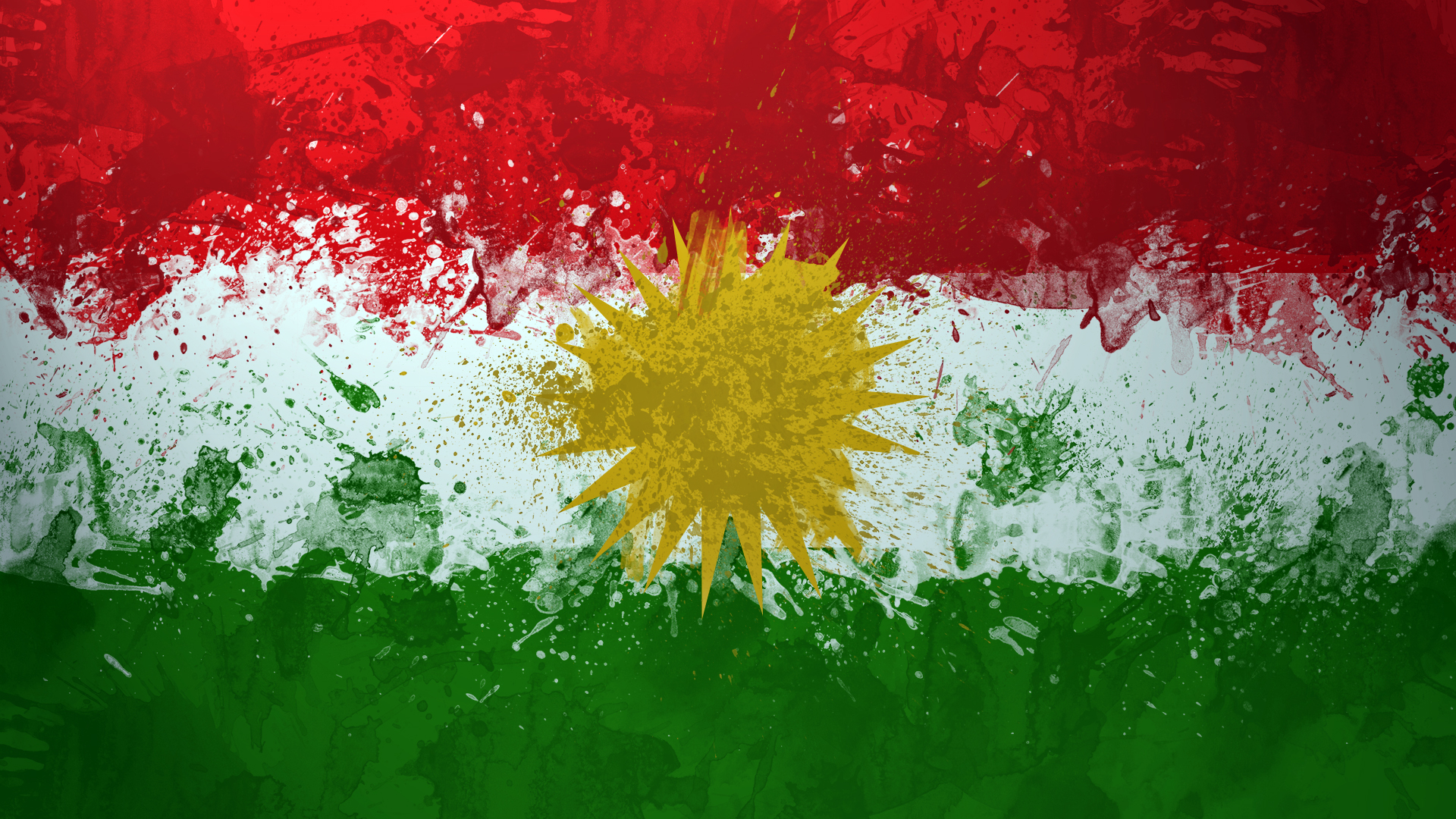 флаги, Курдистан - обои на рабочий стол