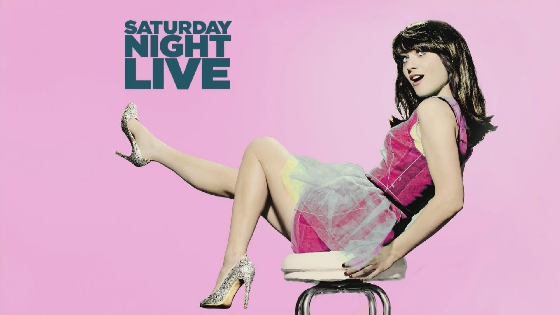 брюнетки, девушки, Зуи Дешанель, Saturday Night Live - обои на рабочий стол