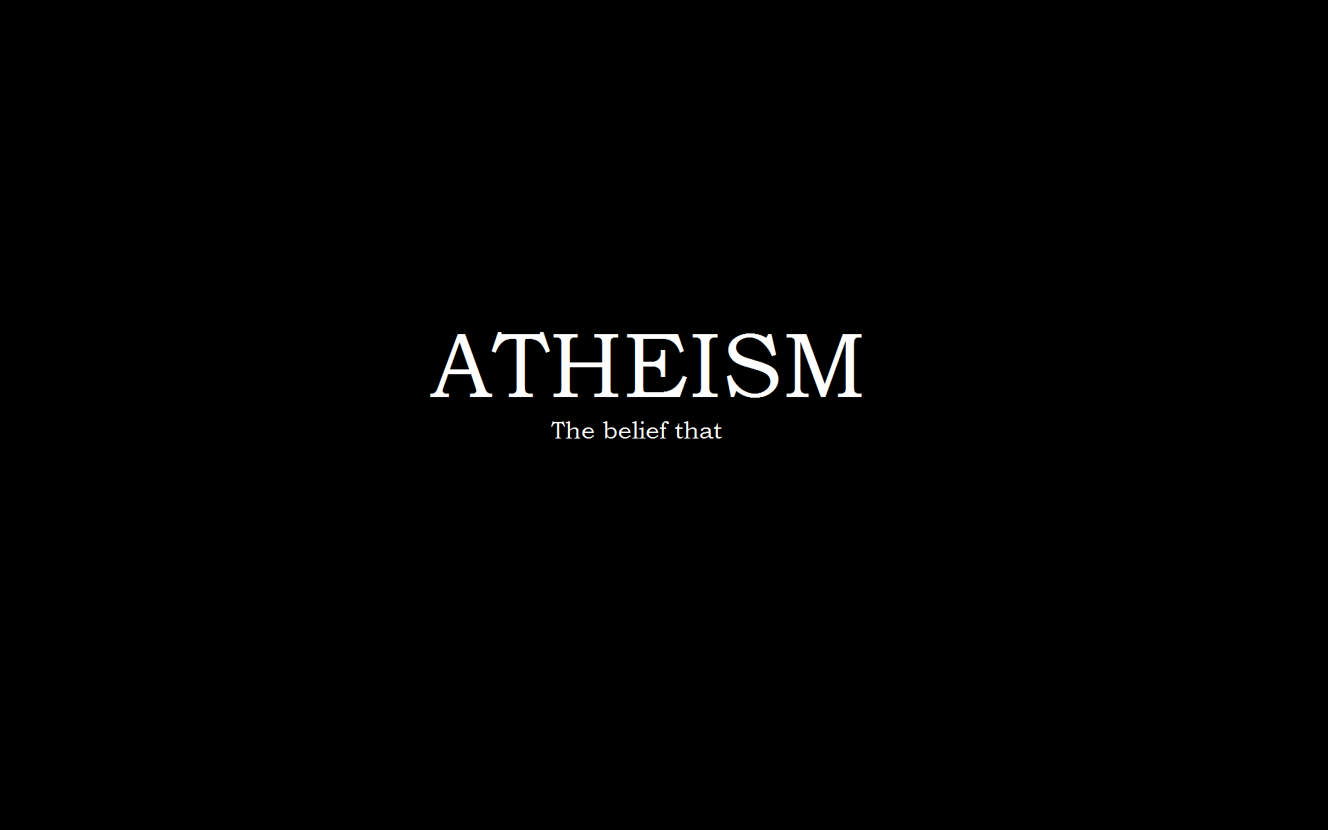 атеизм, лозунг, demotivational - обои на рабочий стол