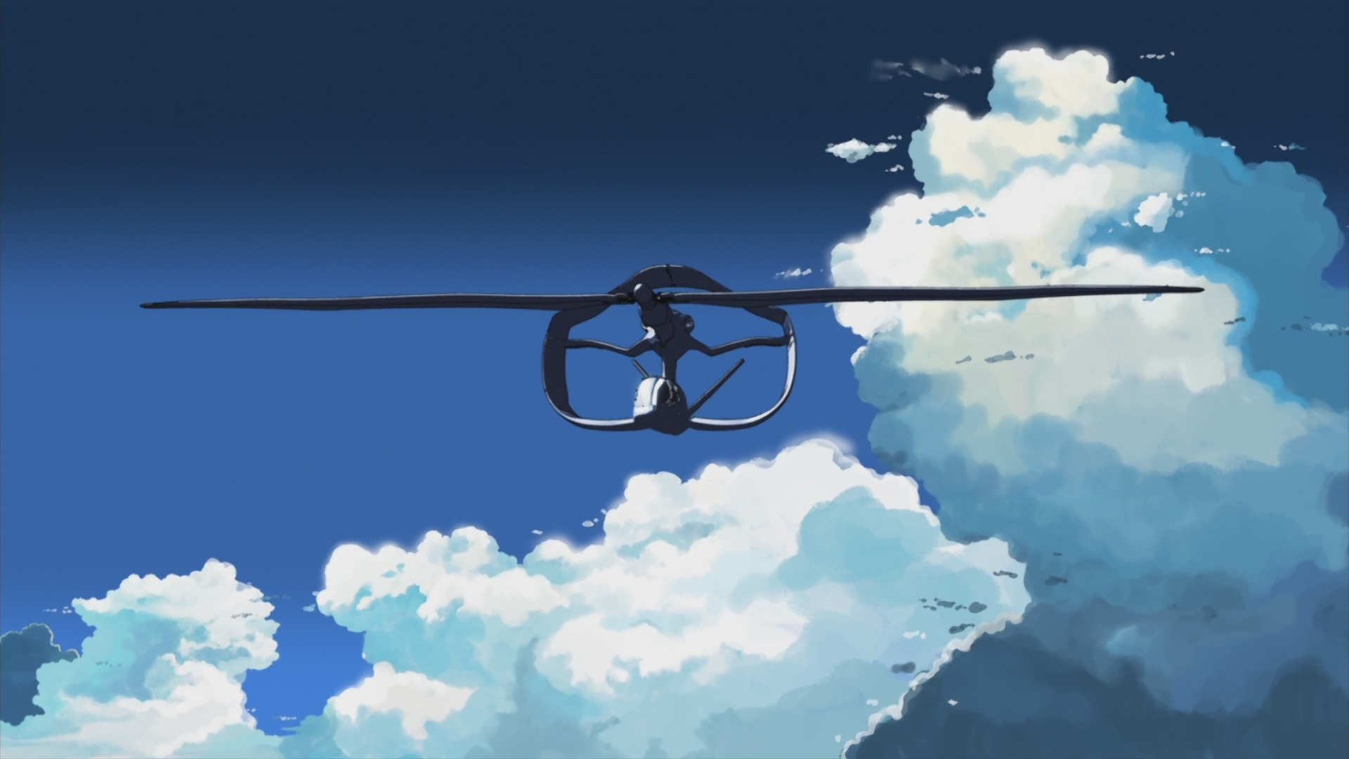 Makoto Shinkai за облаками