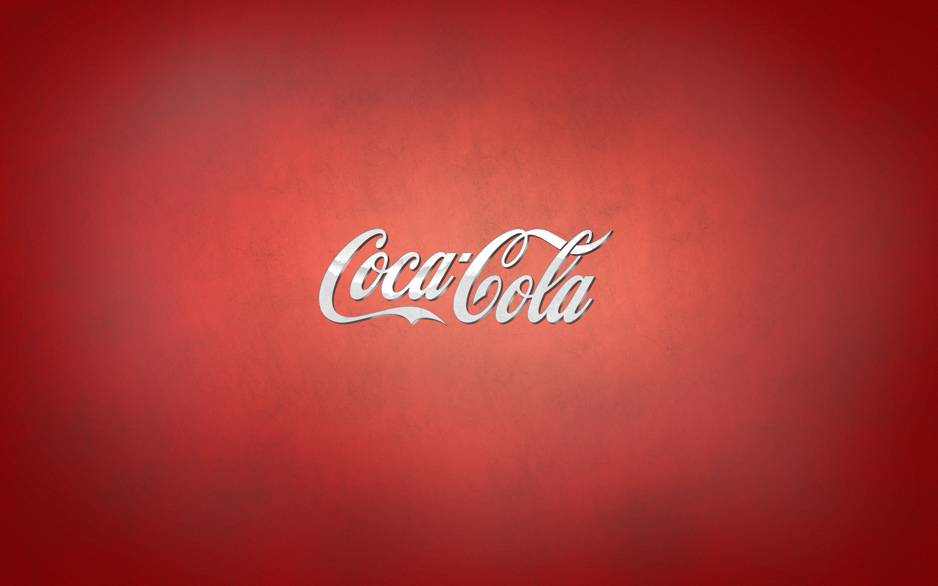 Кока-кола, красный фон - обои на рабочий стол
