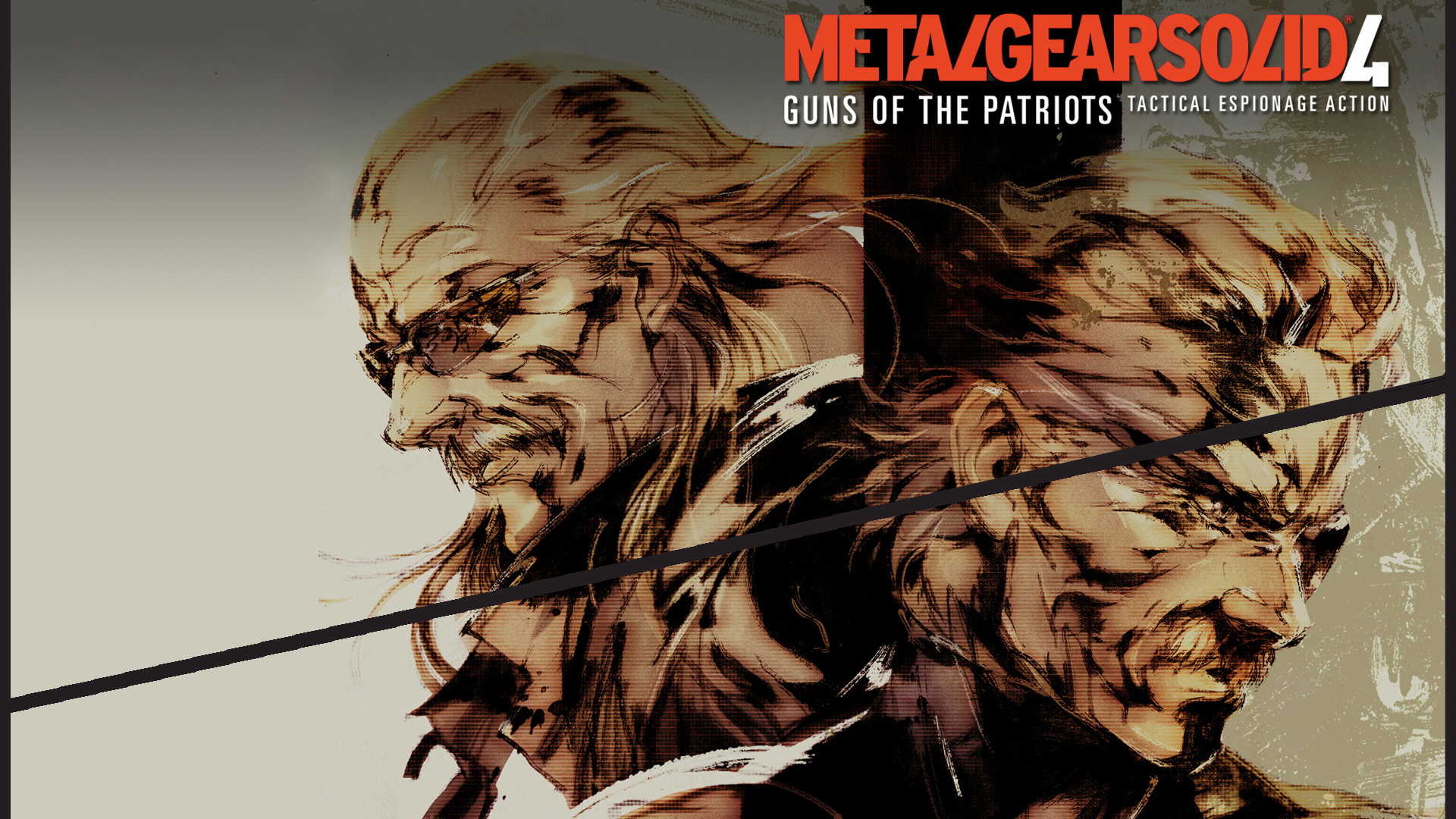 Metal Gear, видеоигры, Metal Gear Solid, старый змея, Револьвер Оцелот, Metal Gear Solid 4 - обои на рабочий стол
