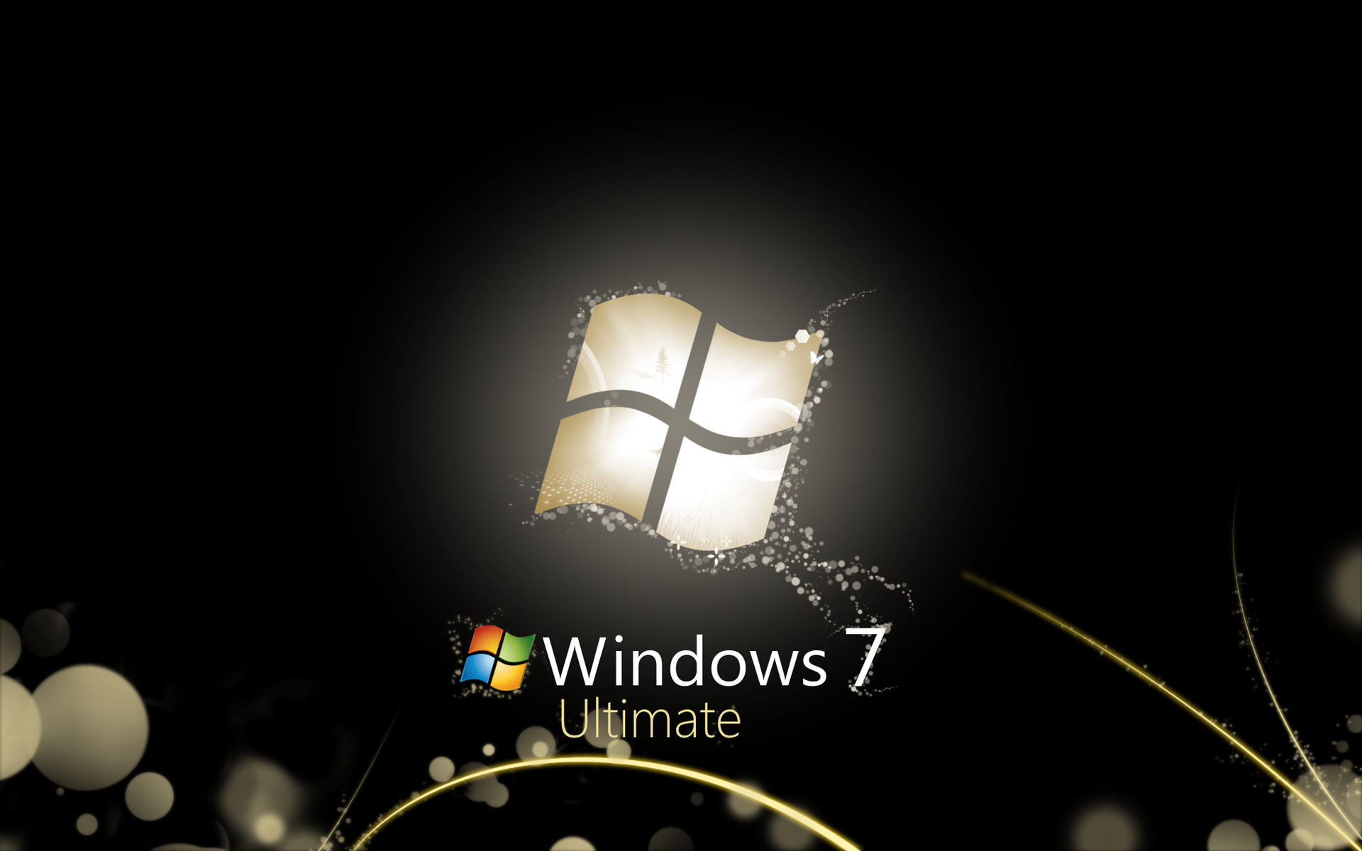 черный цвет, Windows 7, Microsoft, Microsoft Windows, логотипы, операционная кинозал - обои на рабочий стол