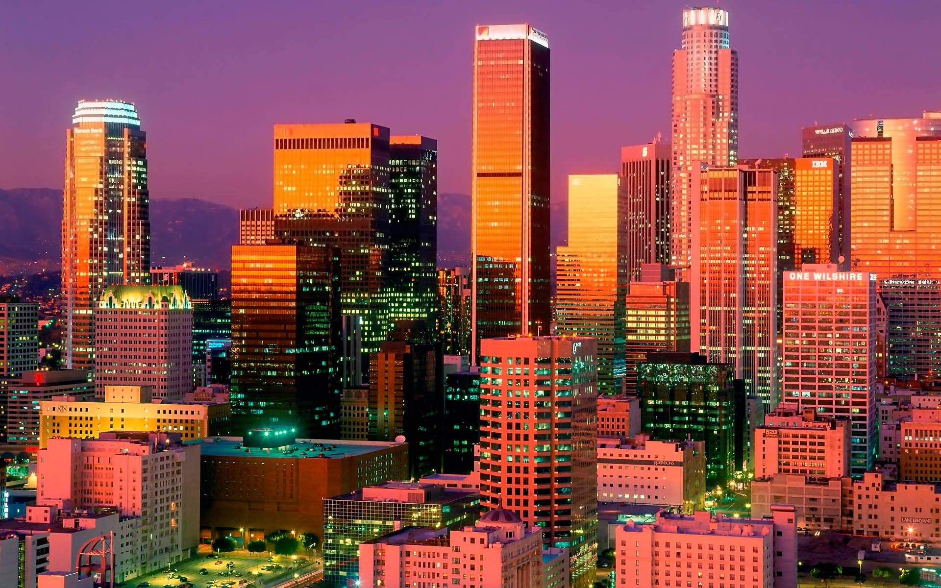города, здания, города, Лос-Анджелес, HDR фотографии - обои на рабочий стол