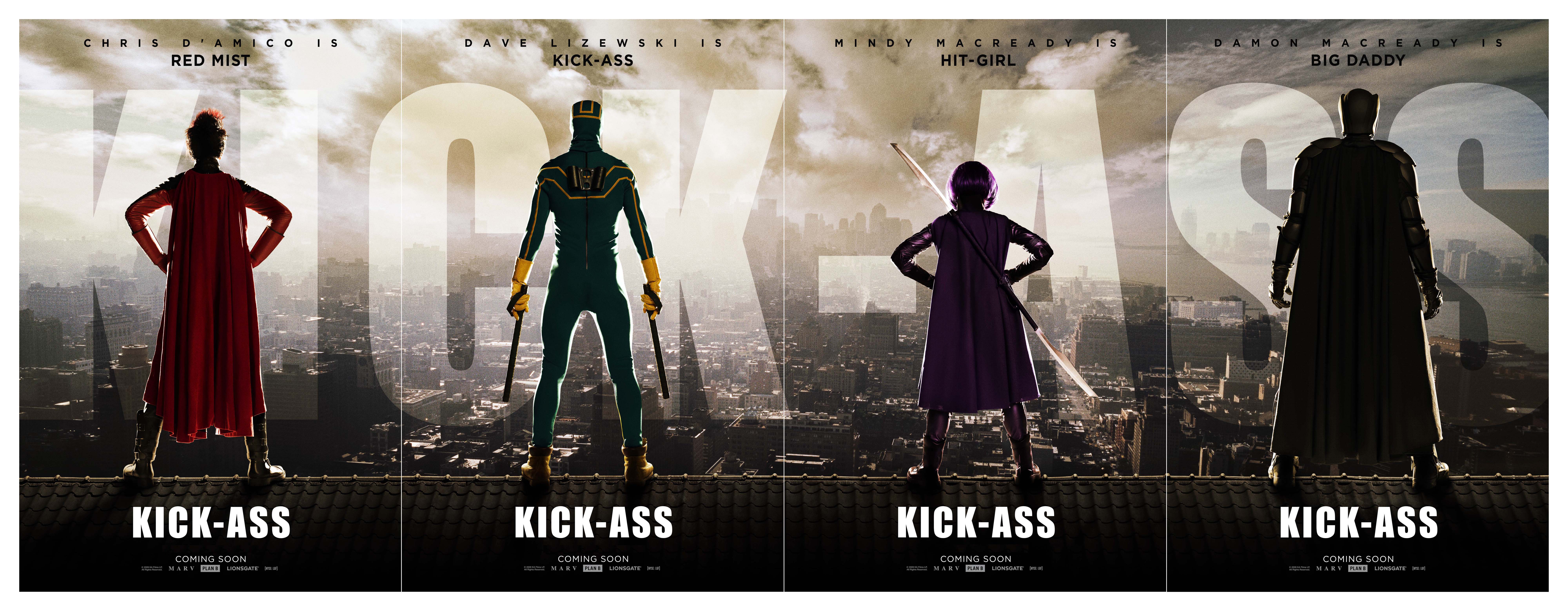 кино, Kick- Ass, постеры фильмов - обои на рабочий стол