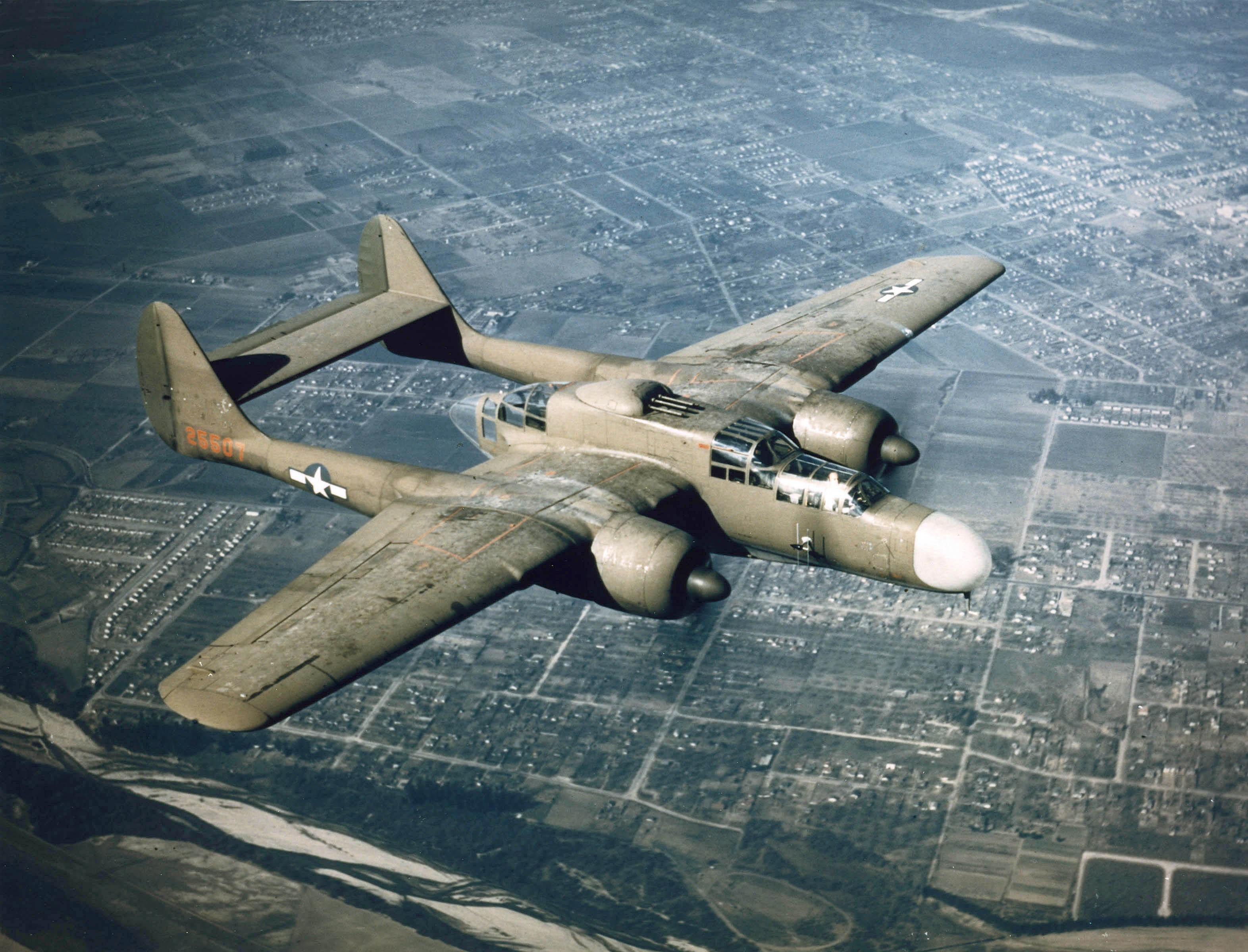 Вторая мировая война, самолеты, P - 61 Black Widow - обои на рабочий стол