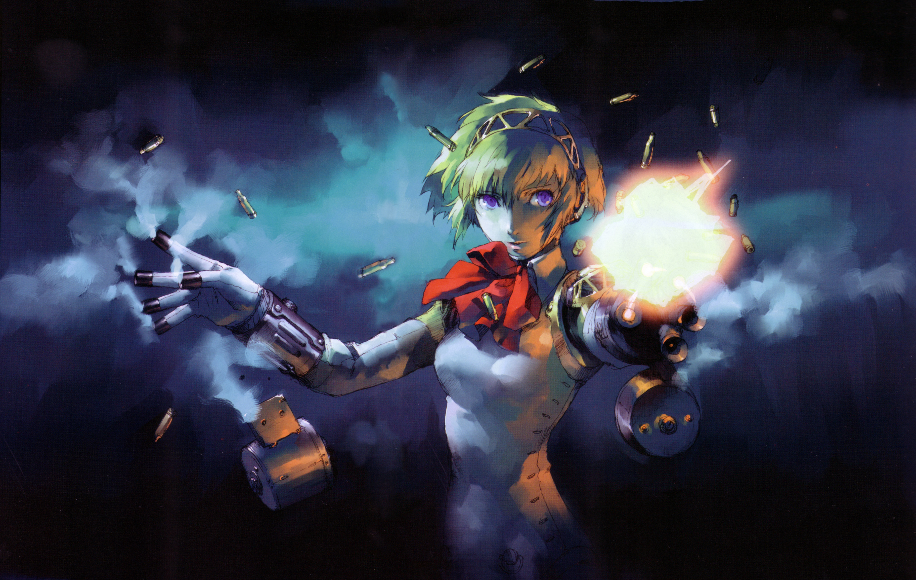 Персона серии, Persona 3, произведение искусства, Aigis - обои на рабочий стол