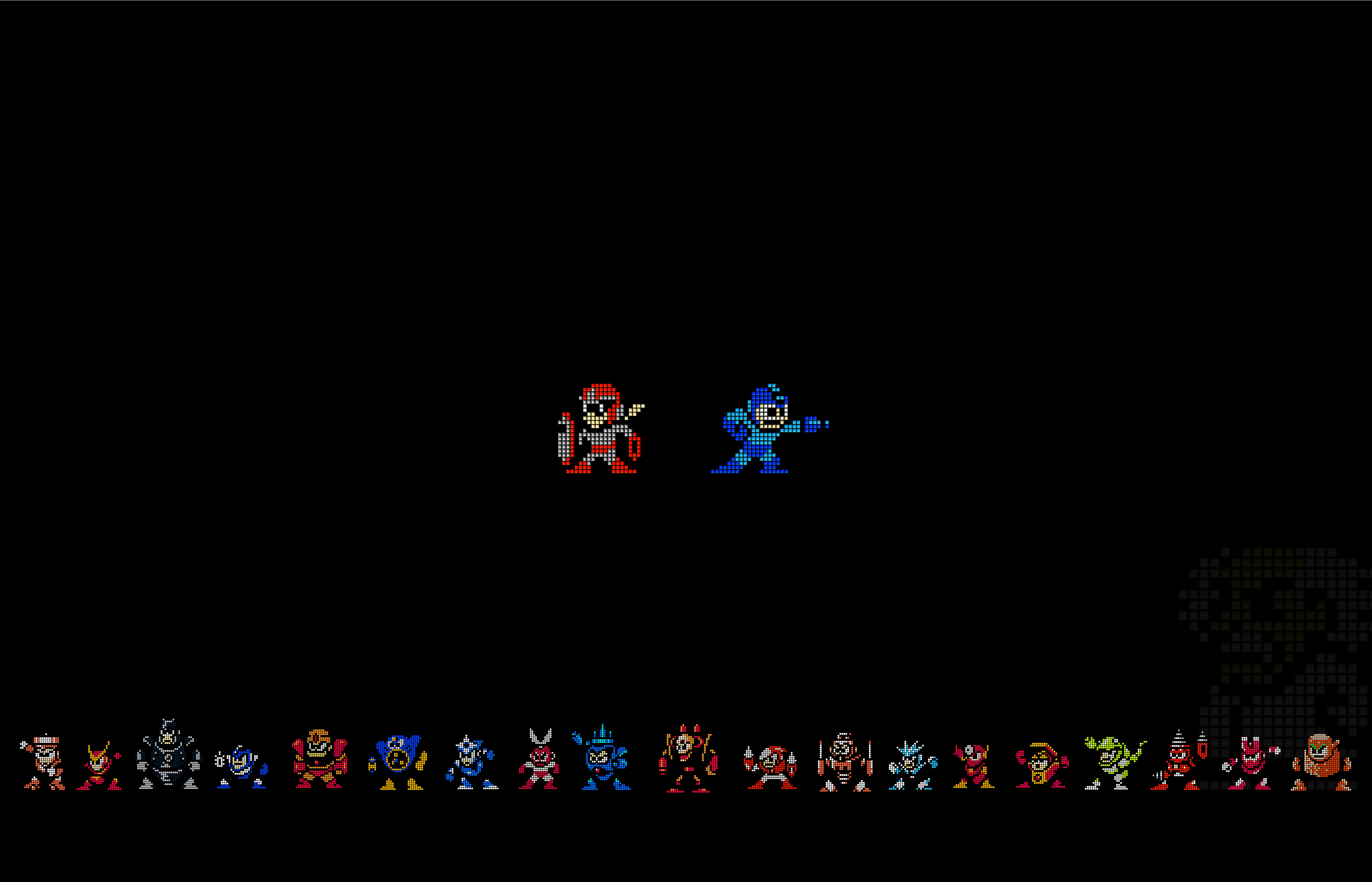 Mega Man, Protoman, Cutman - обои на рабочий стол