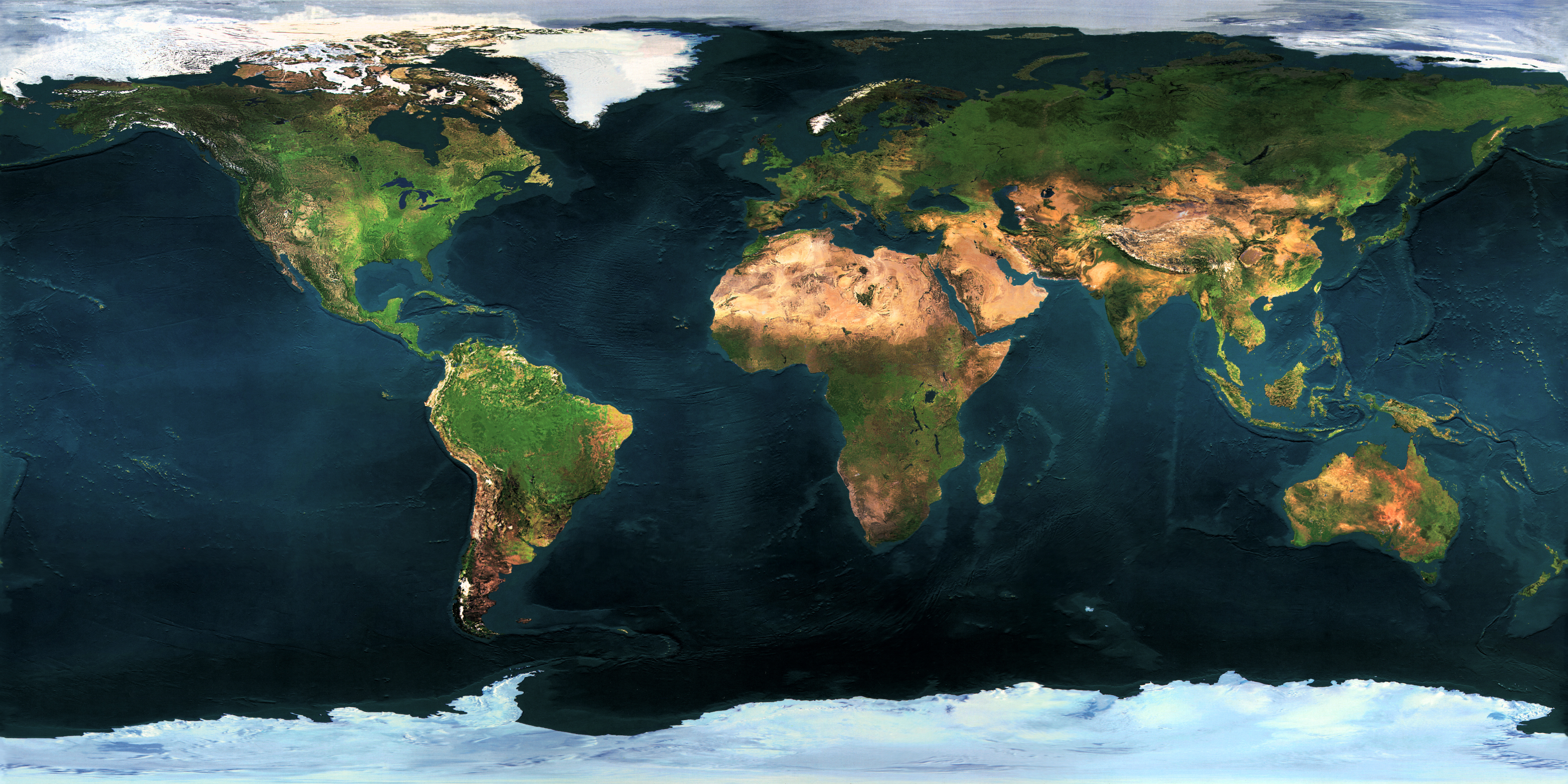 Земля, карты, континенты - обои на рабочий стол