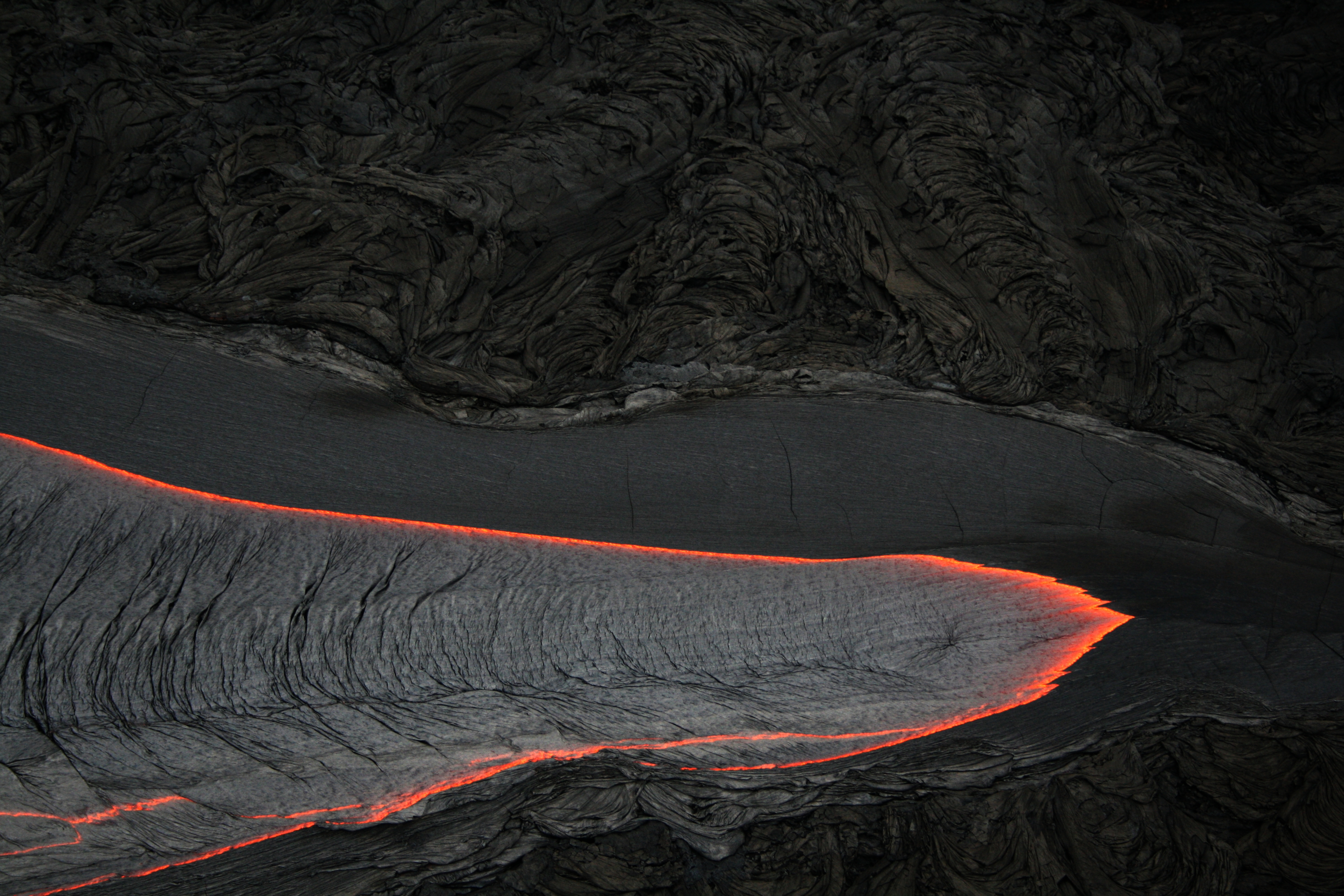 лава, магма, поток лавы - обои на рабочий стол