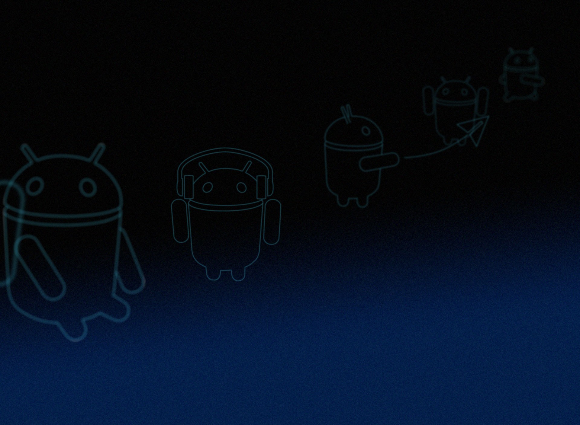 синий, Android, Blu команда TF2 - обои на рабочий стол