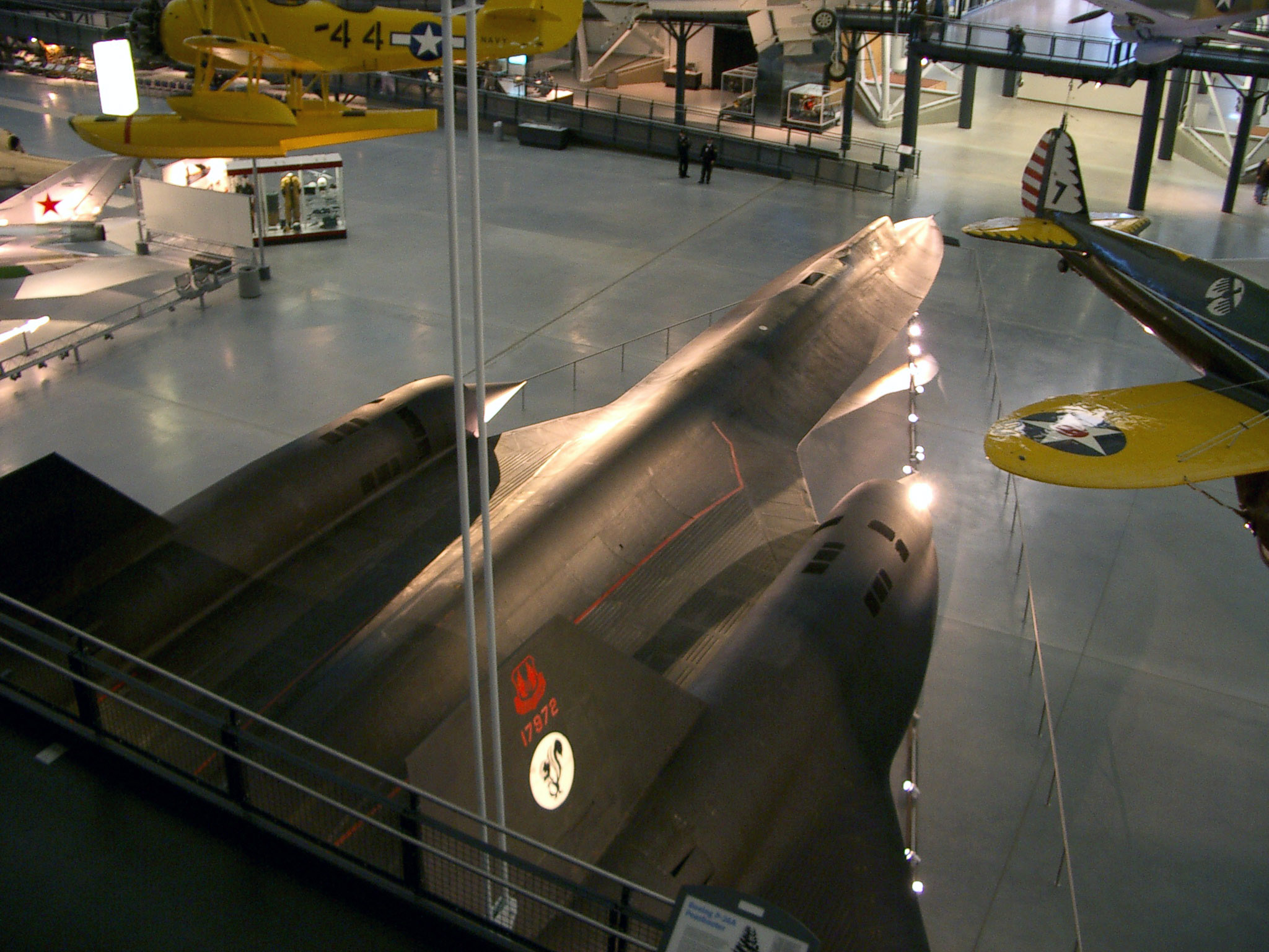 самолет, военный, SR- 71 Blackbird, музей - обои на рабочий стол