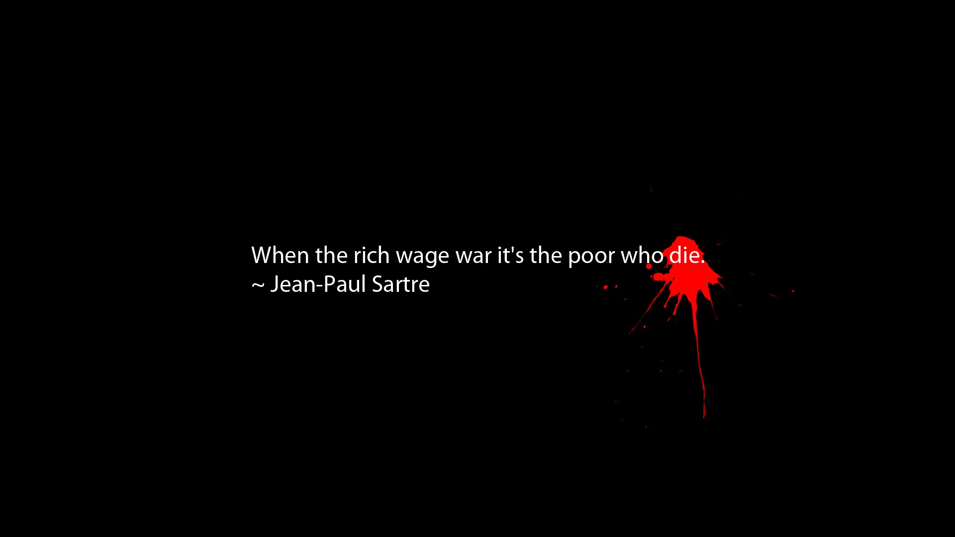 война, цитаты, бедных, Жан -Поль Сартр - обои на рабочий стол