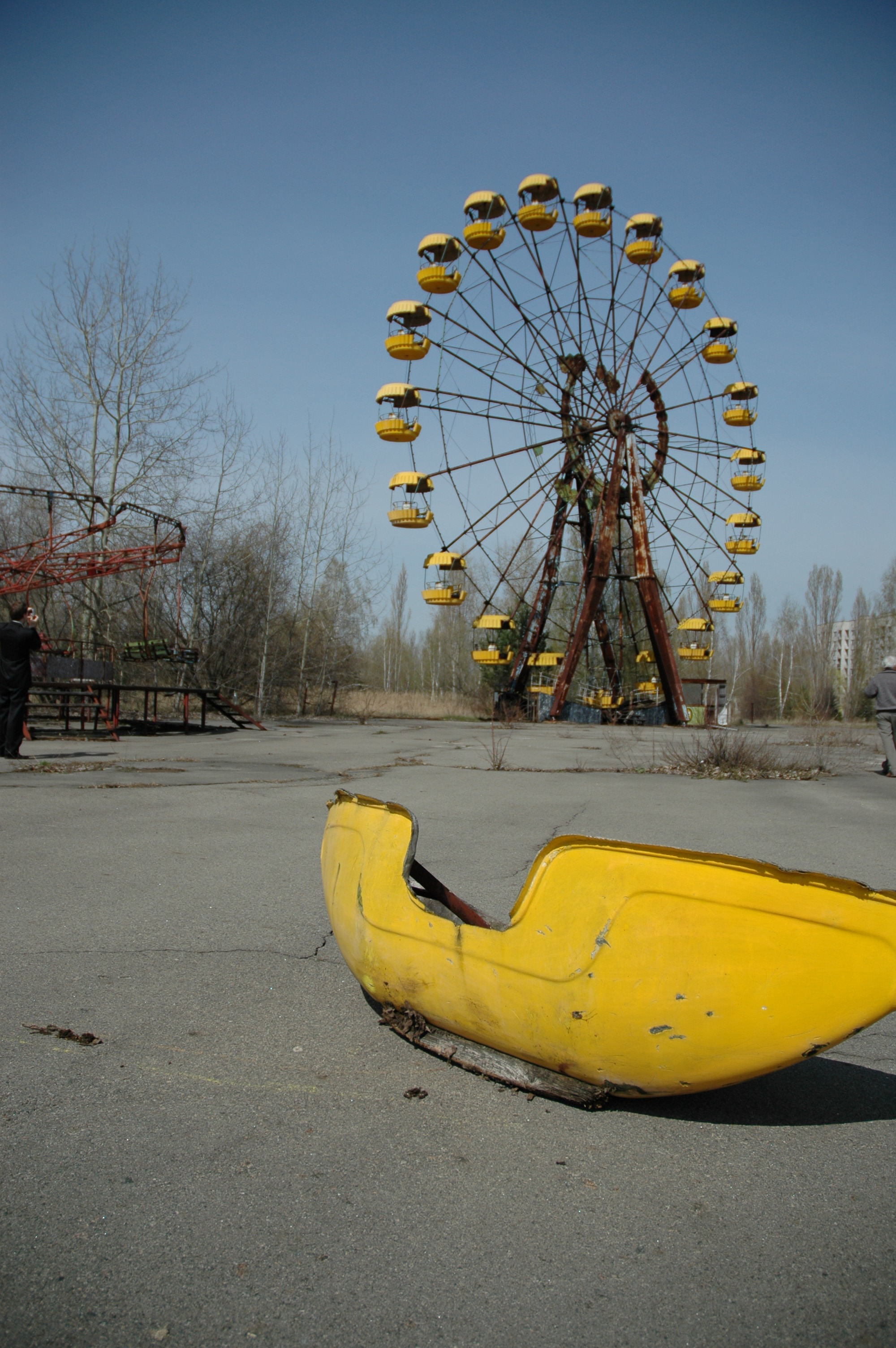 Припять, Чернобыль, чертово колесо - обои на рабочий стол