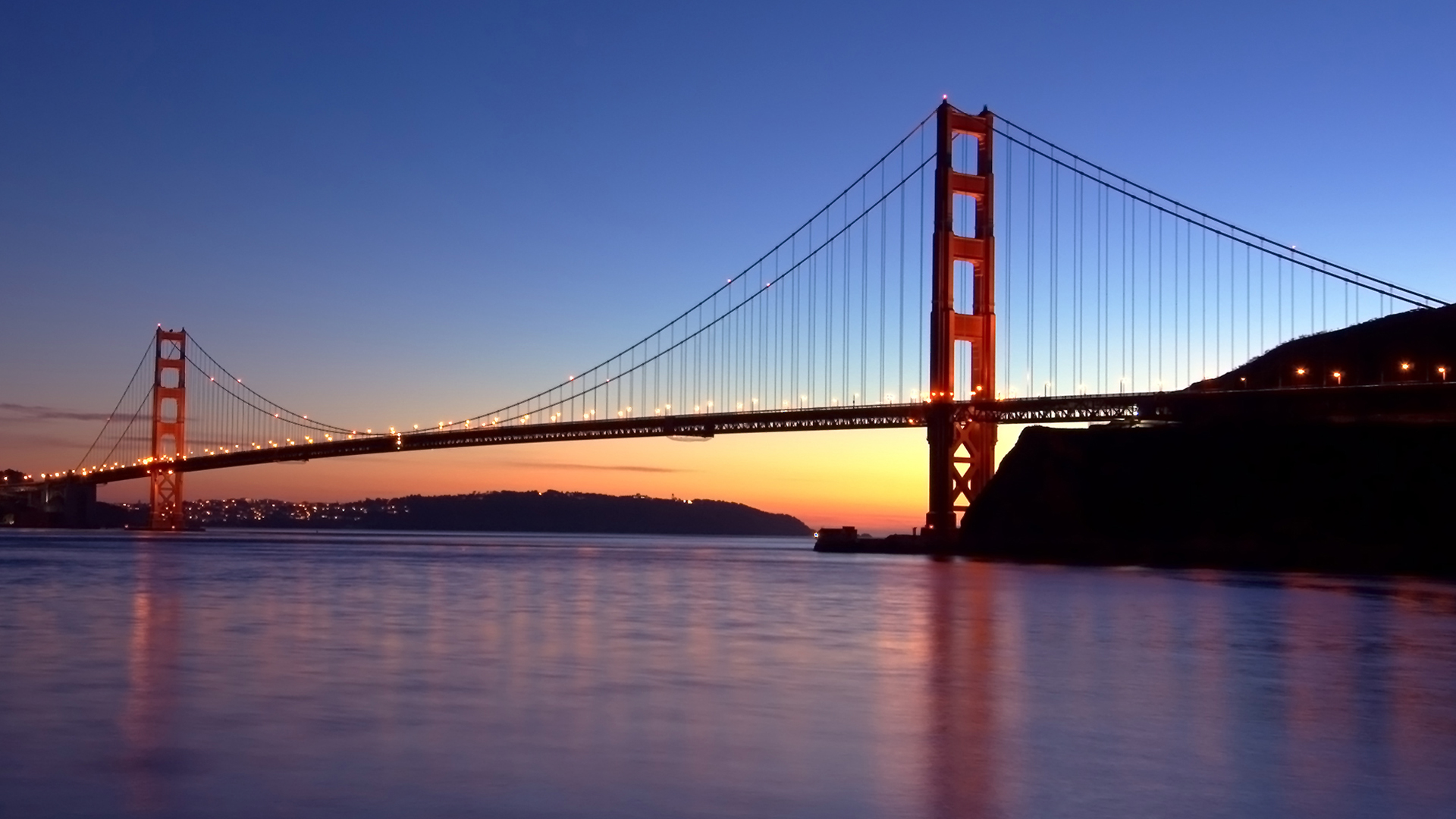 города, мосты, городской, здания, Мост Золотые Ворота, Сан - Франциско - обои на рабочий стол