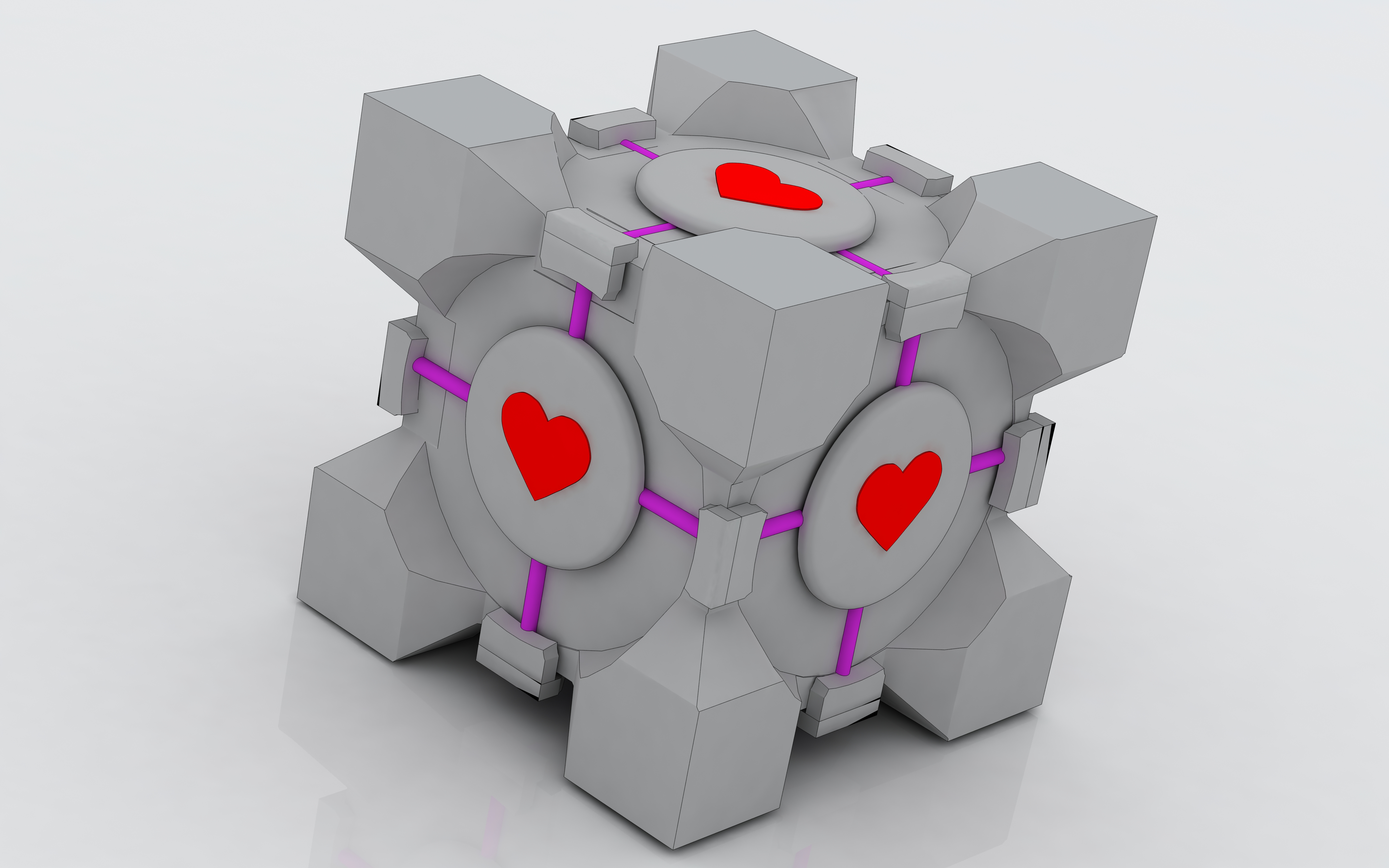 Portal 2 куб с сердцем фото 94