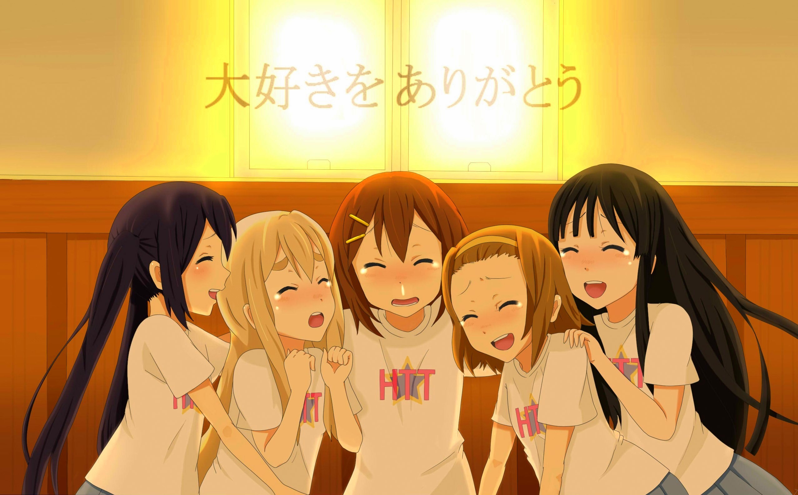 K-ON! (Кэйон!), Hirasawa Юи, Акияма Мио, Tainaka Ritsu, Kotobuki Tsumugi, Накано Азуса, аниме девушки - обои на рабочий стол