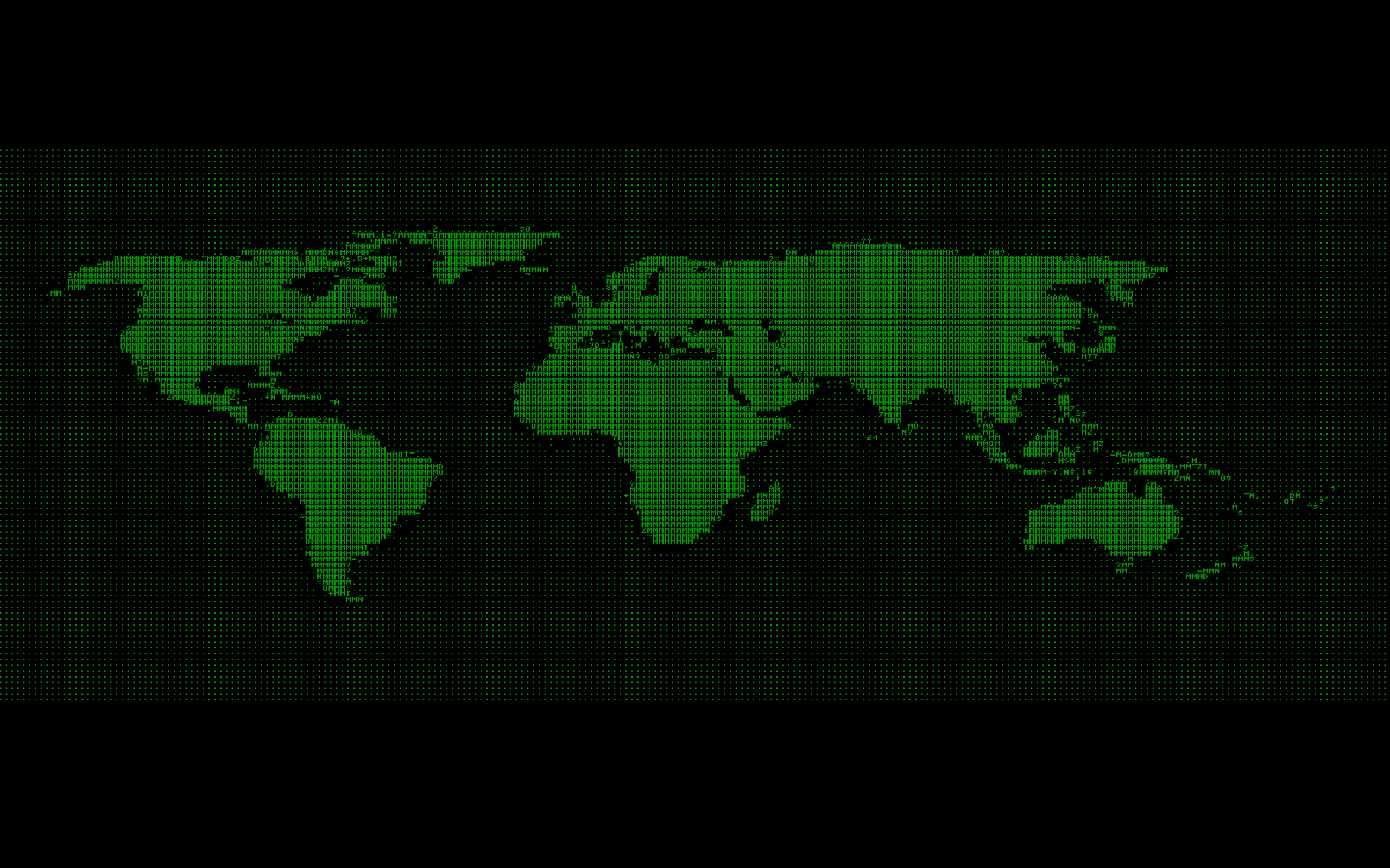 зеленый, ретро, киберпанк, ASCII, карты, карта мира - обои на рабочий стол