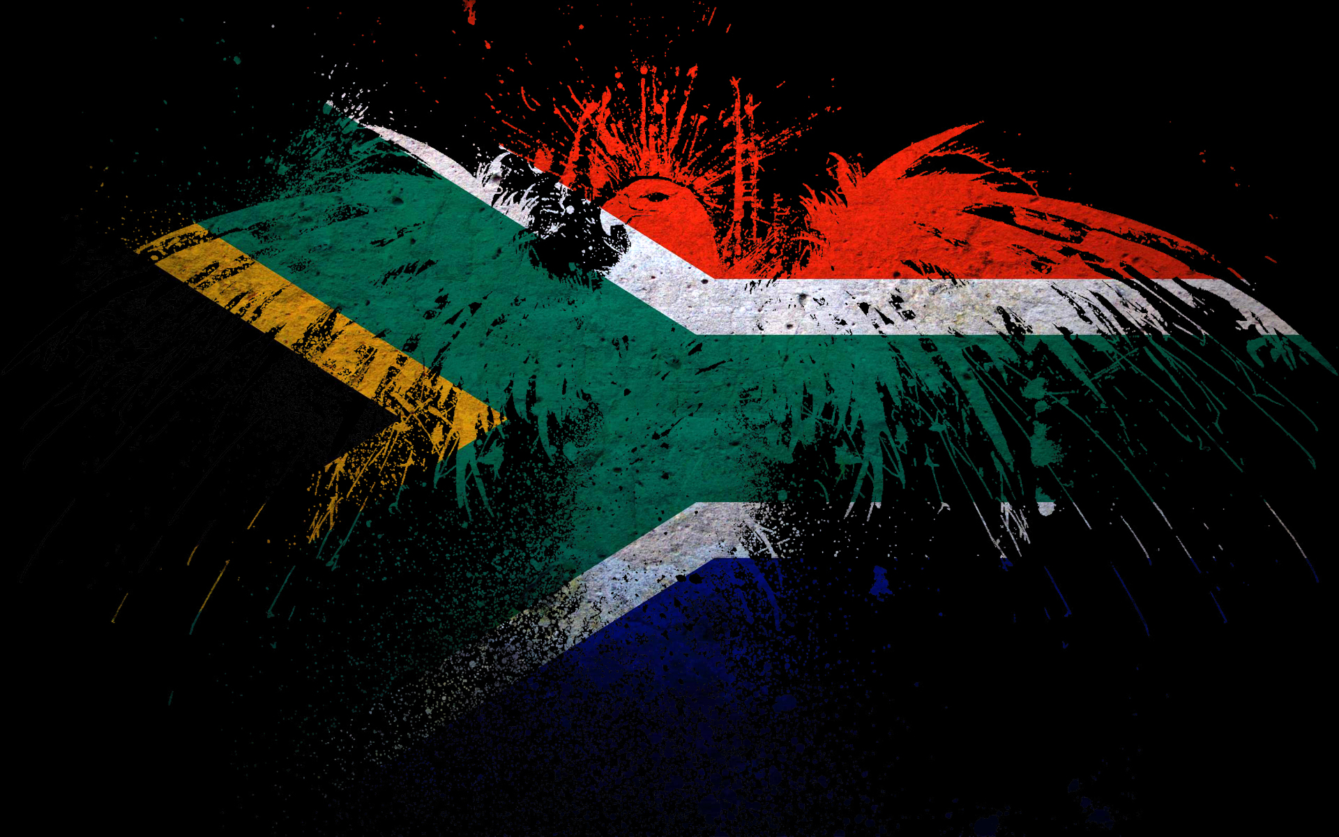 орлы, флаги, Южная Африка - обои на рабочий стол