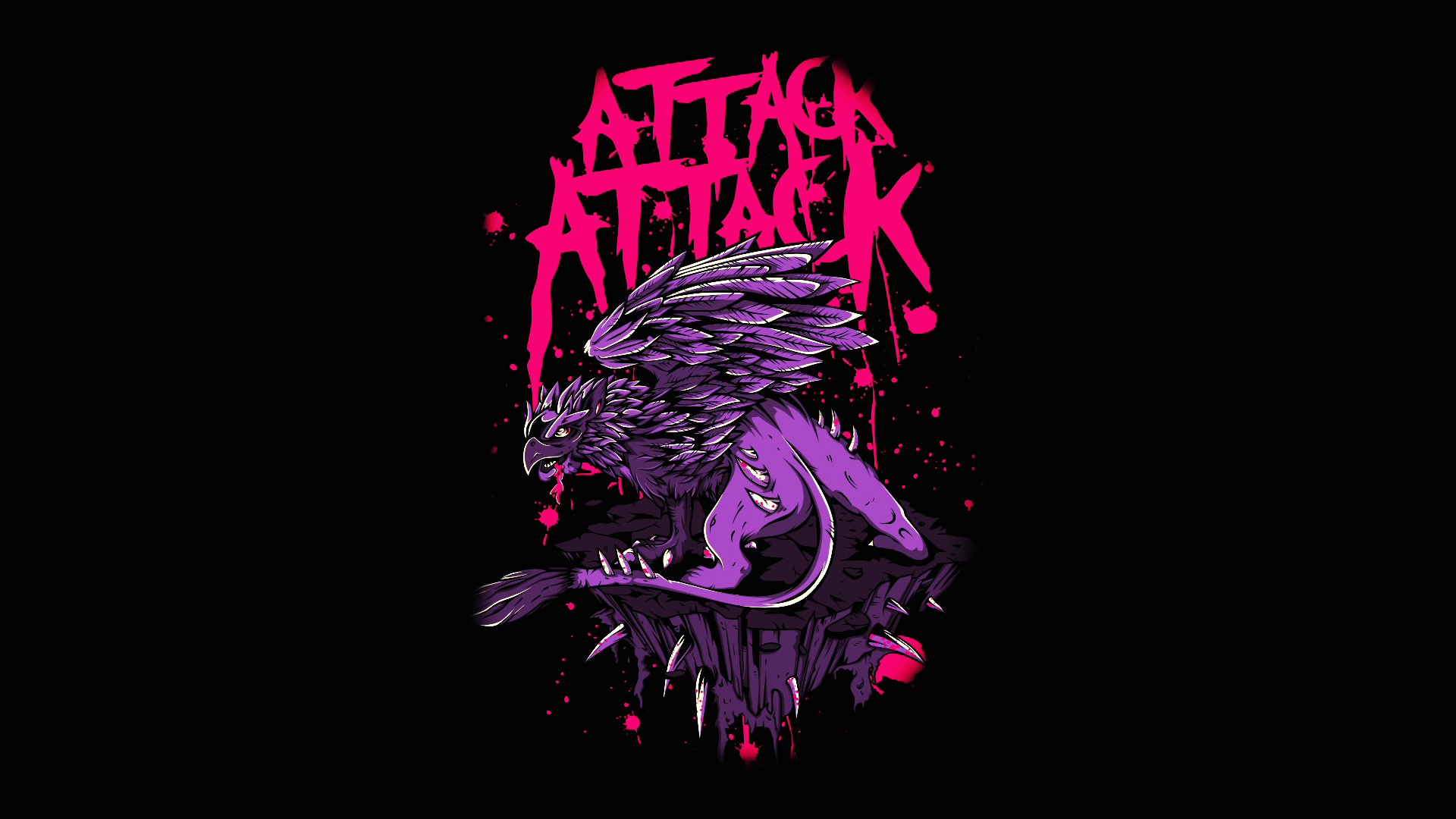 музыка, полоса, Attack Attack! - обои на рабочий стол