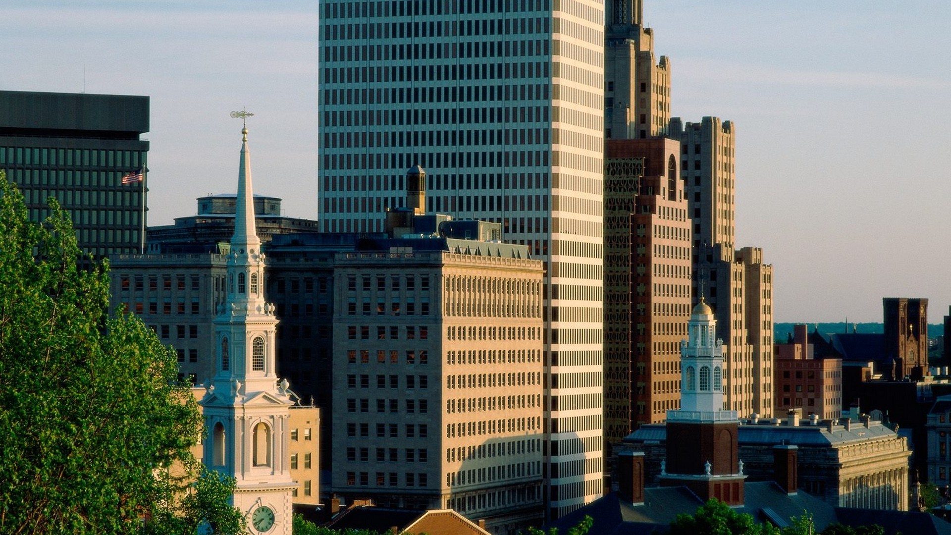 Фото зданий в городе. Провиденс. Провиденс город в США. Род Айленд. Архитектура Провиденса.