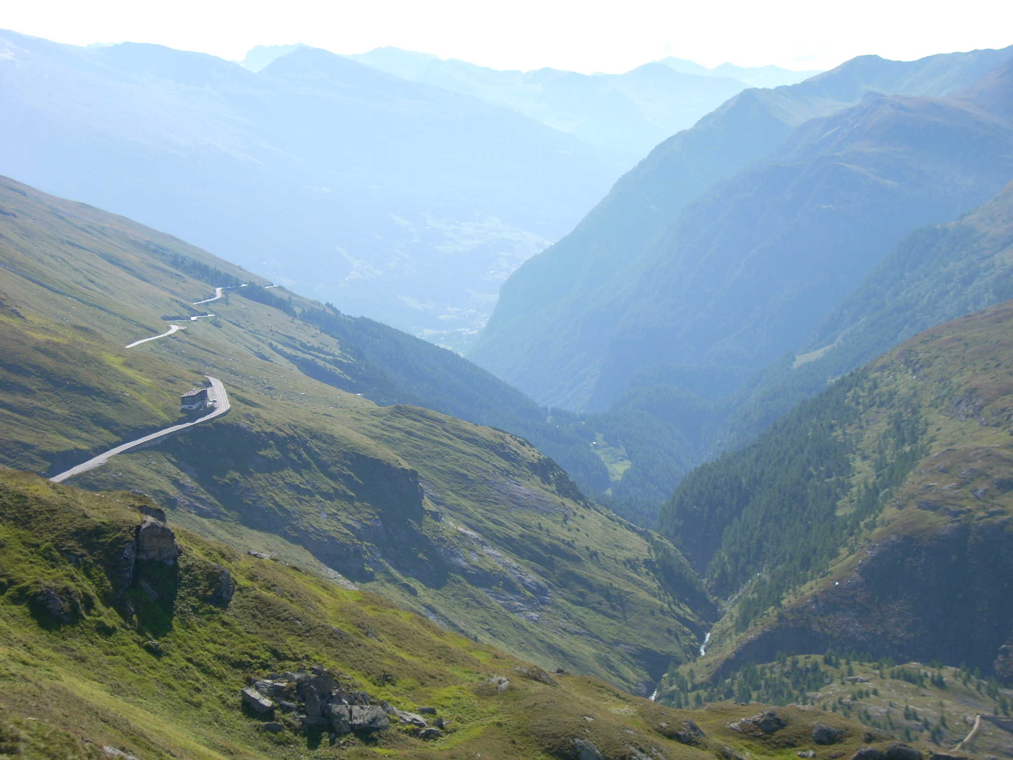 горы, пейзажи, природа, Австрия, долины, дороги - обои на рабочий стол