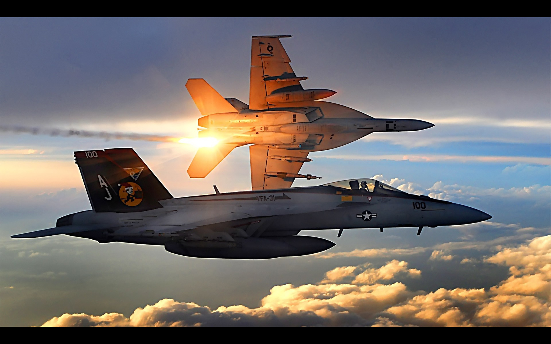 облака, самолет, военный, военно-морской флот, самолеты, транспортные средства, F- 18 Hornet - обои на рабочий стол