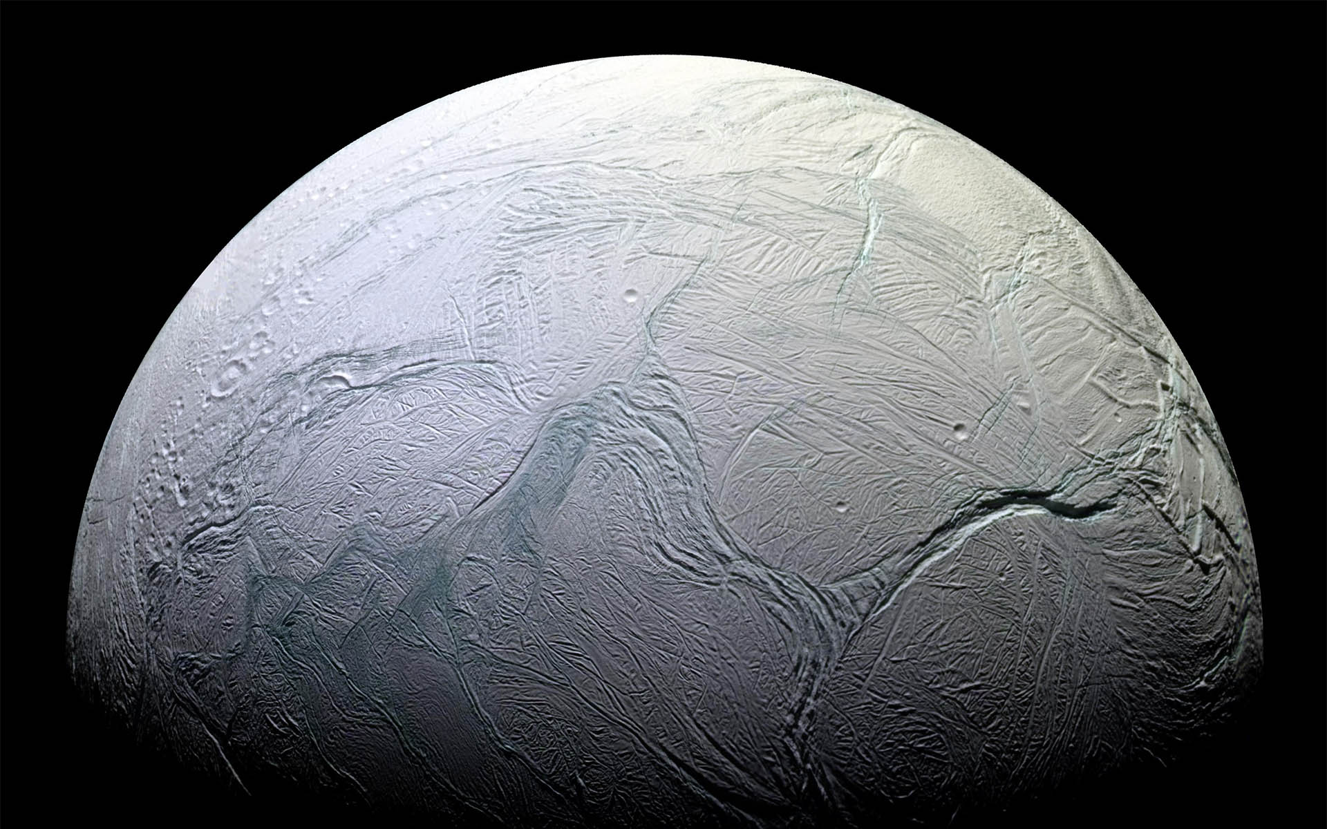 планеты, поверхность, Энцелад - обои на рабочий стол