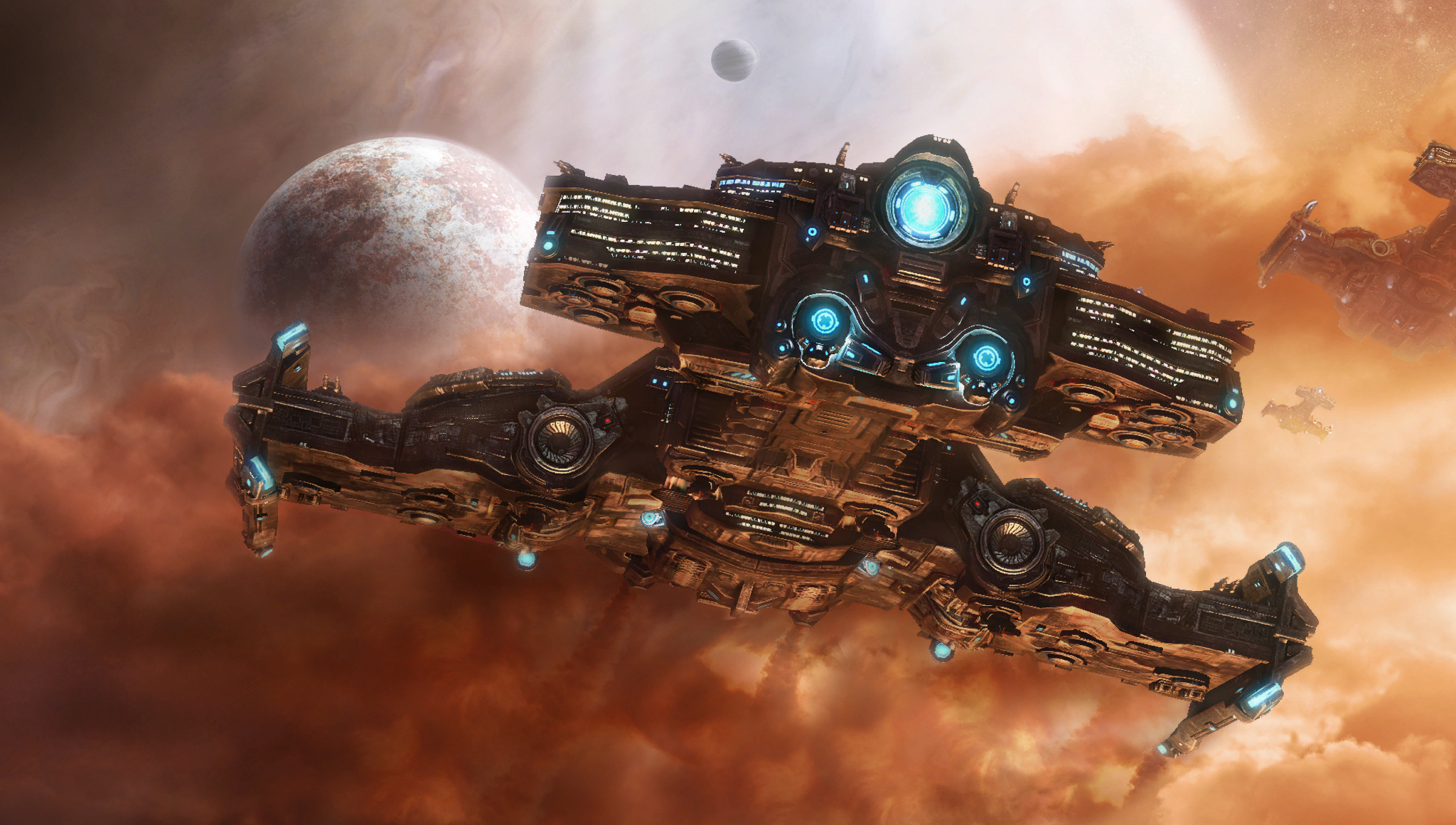 космические корабли, Blizzard Entertainment, научная фантастика, транспортные средства, StarCraft II - обои на рабочий стол