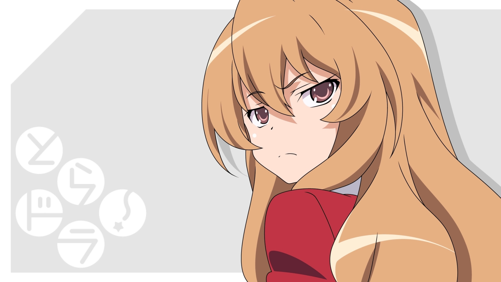 Айсака Тайга, Toradora, аниме, простой фон, аниме девушки - скачать  бесплатные обои / oboi7.com