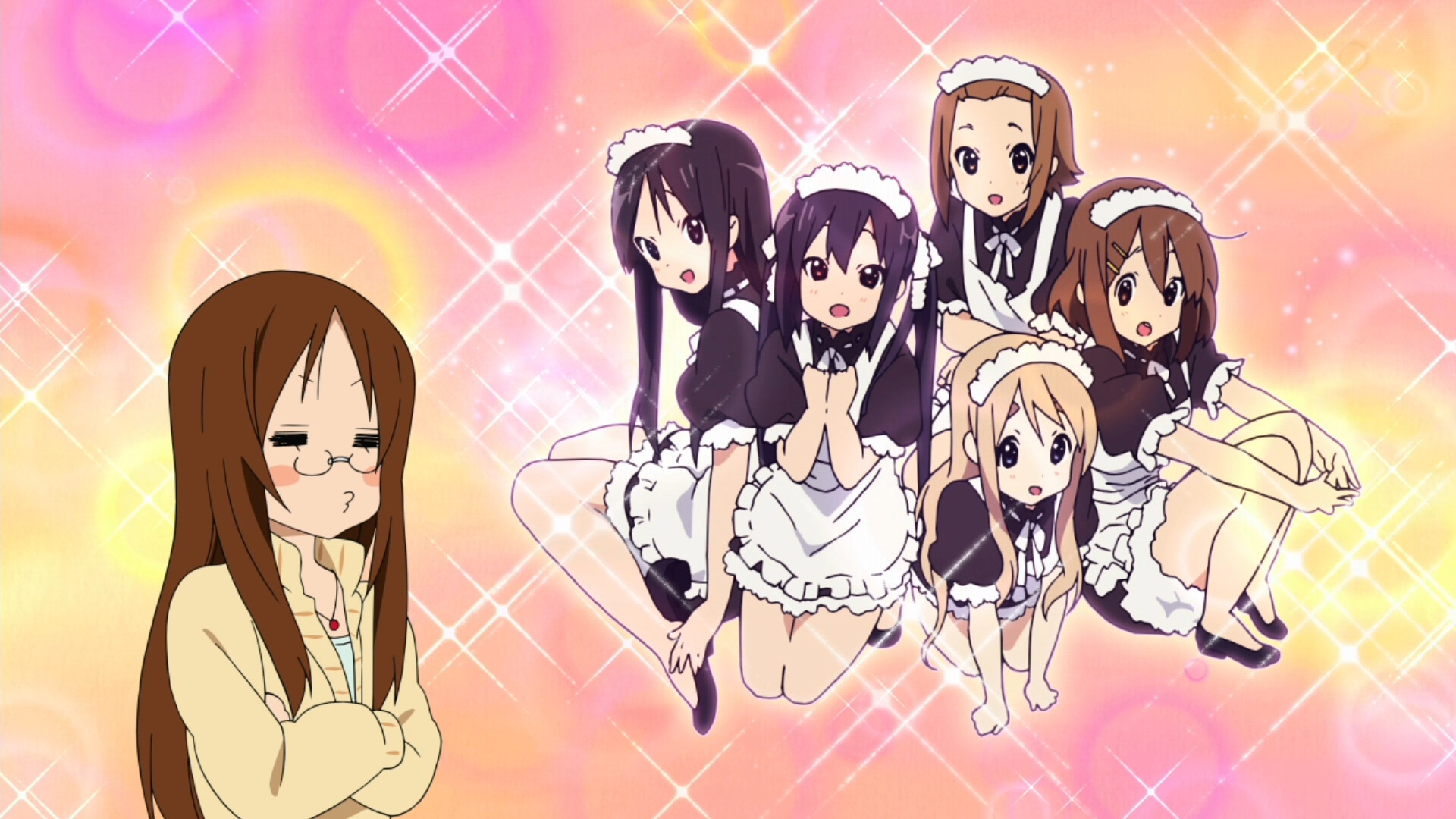 K-ON! (Кэйон!), Hirasawa Юи, Акияма Мио, Tainaka Ritsu, Kotobuki Tsumugi -  Просмотреть, изменить размер и скачать HD обои / oboi7.com