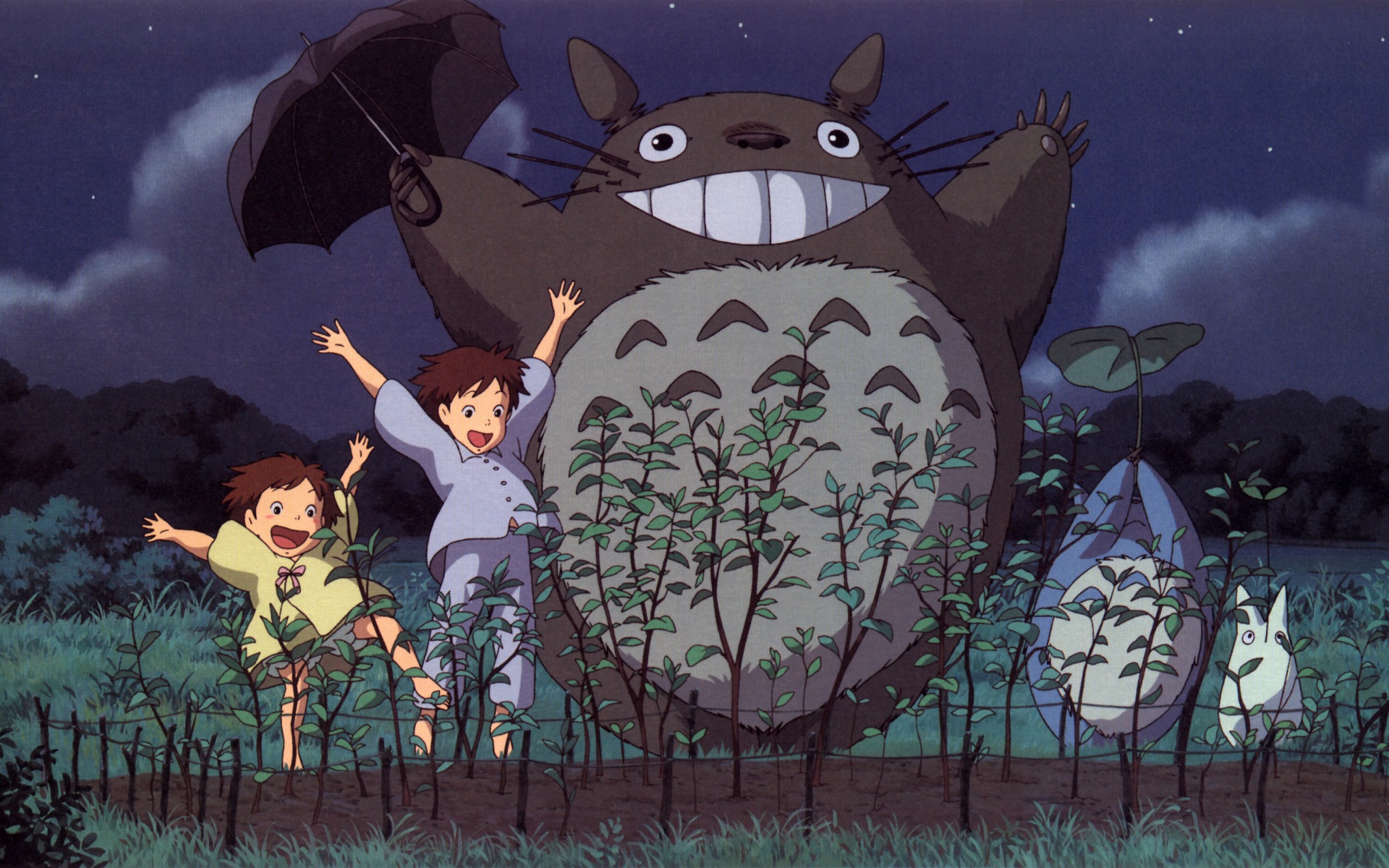 кино, Мой сосед Тоторо, Studio Ghibli, аниме - Просмотреть, изменить размер  и скачать HD обои / oboi7.com