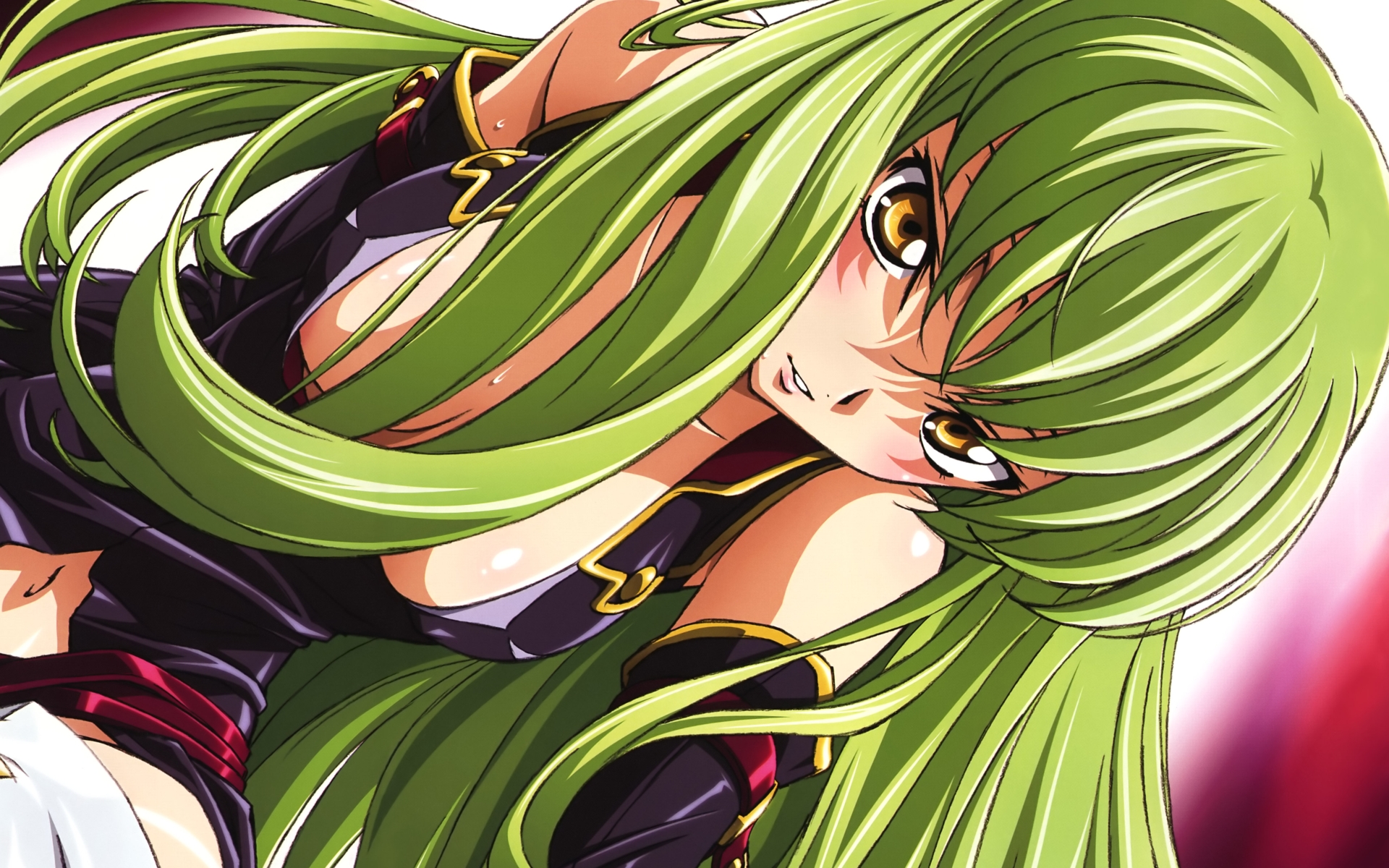 Code Geass (Код Гиас), зеленые волосы, C.C., аниме - Просмотреть, изменить  размер и скачать HD обои / oboi7.com