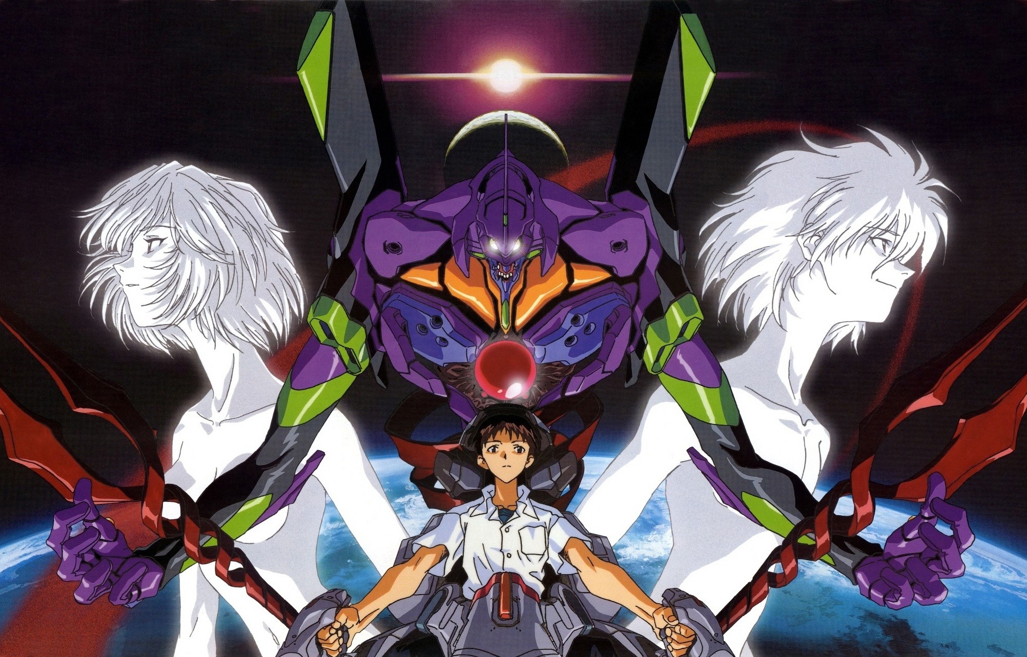 Neon Genesis Evangelion (Евангелион), Икари Синдзи, Конец Evangelion -  скачать бесплатные обои / oboi7.com