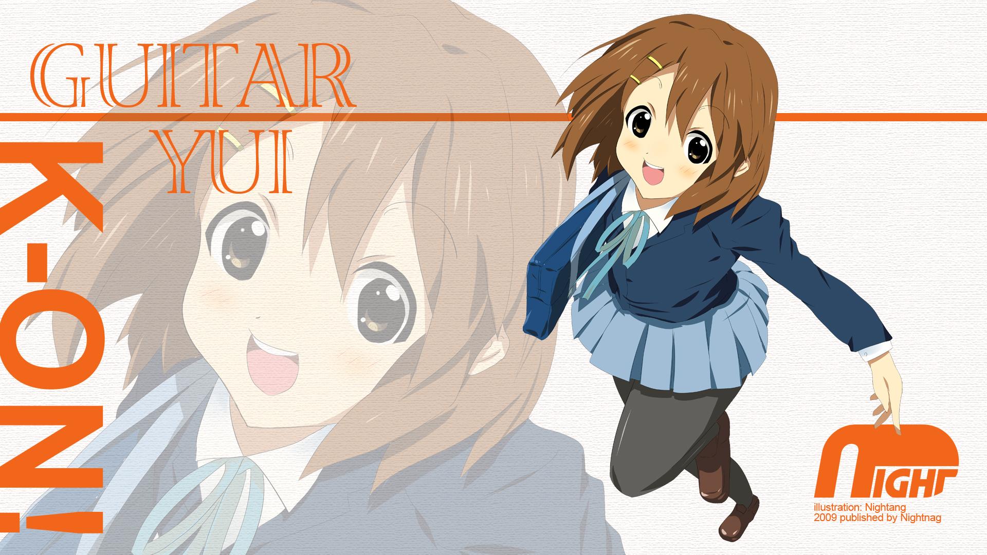 K-ON! (Кэйон!), Hirasawa Юи - Просмотреть, изменить размер и скачать HD  обои / oboi7.com