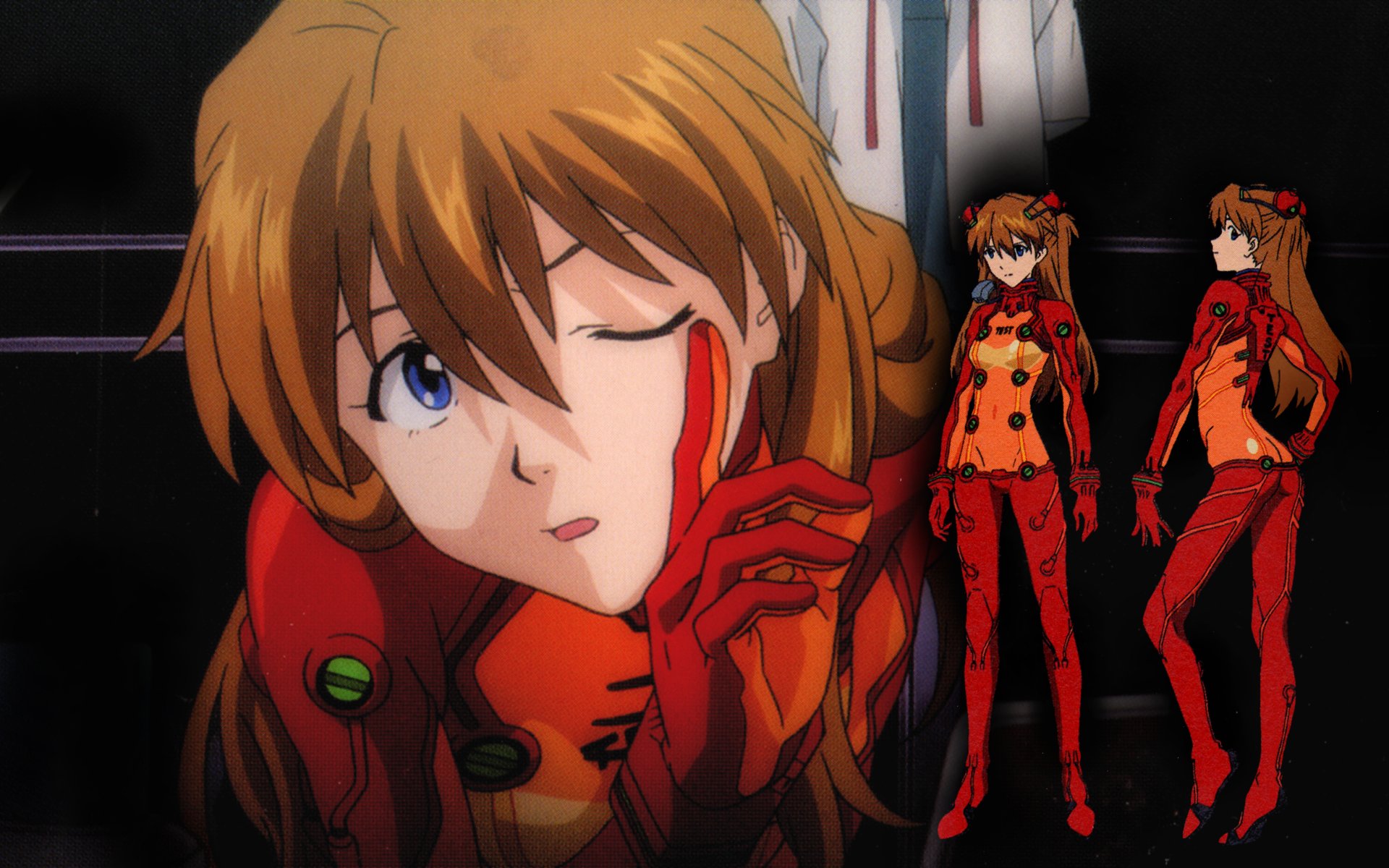 Neon Genesis Evangelion (Евангелион), Аска Лэнгли Сорю - Просмотреть,  изменить размер и скачать HD обои / oboi7.com