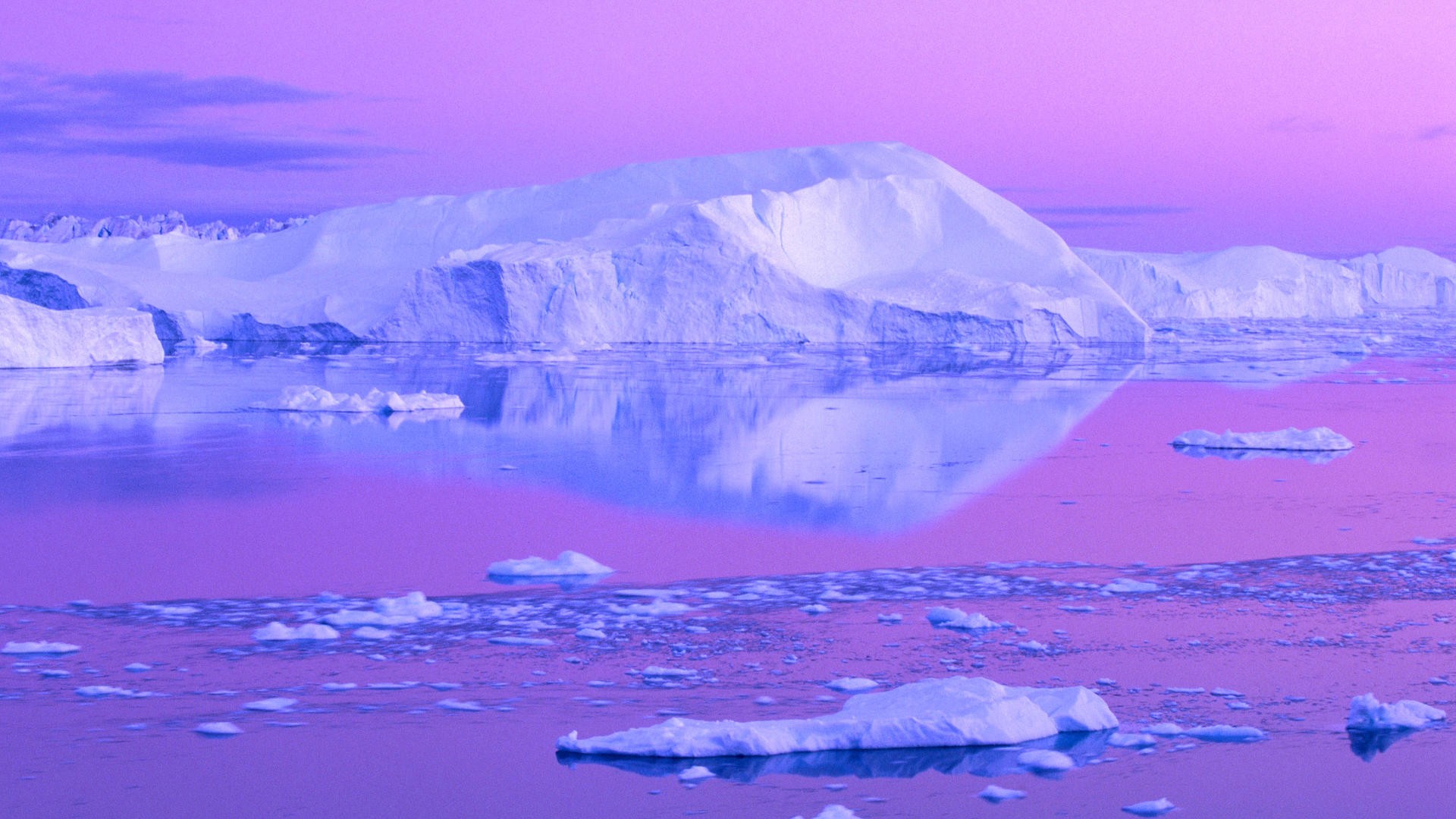 Антарктика разноцветный снег