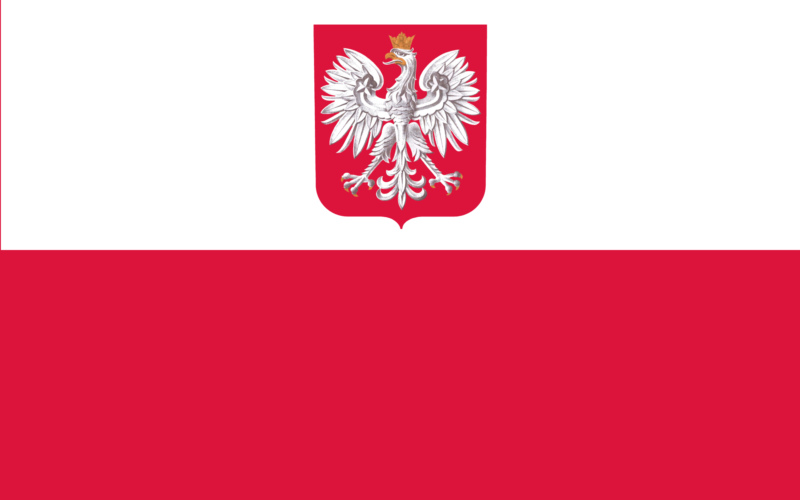 птицы, флаги, Польша - обои на рабочий стол