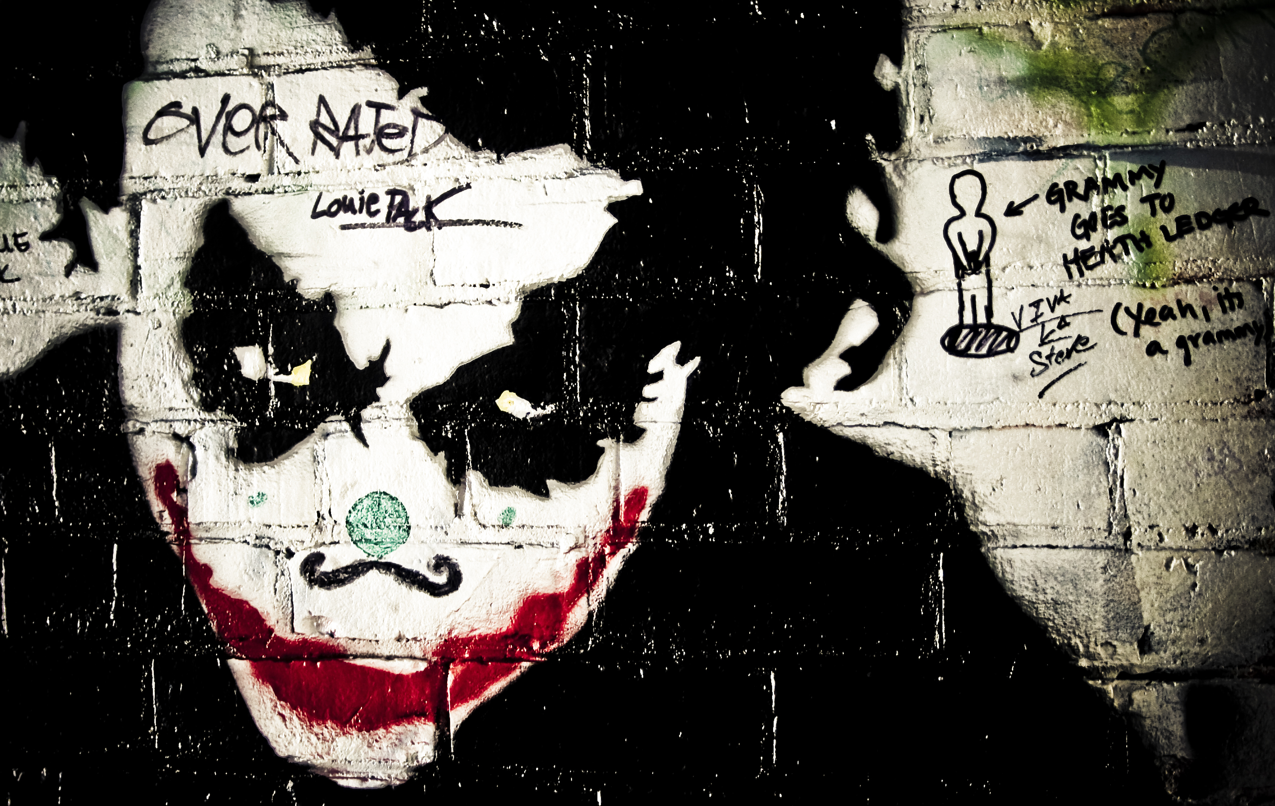 Джокер, граффити - обои на рабочий стол