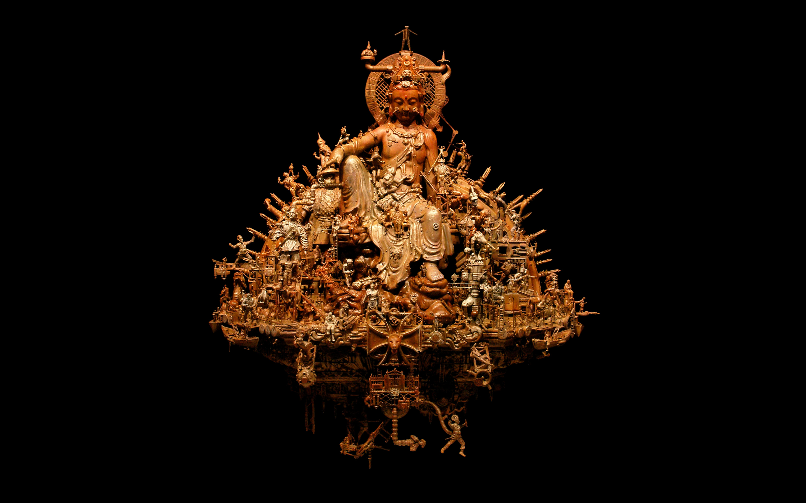 скульптуры, Будда, Крис Кукси - обои на рабочий стол