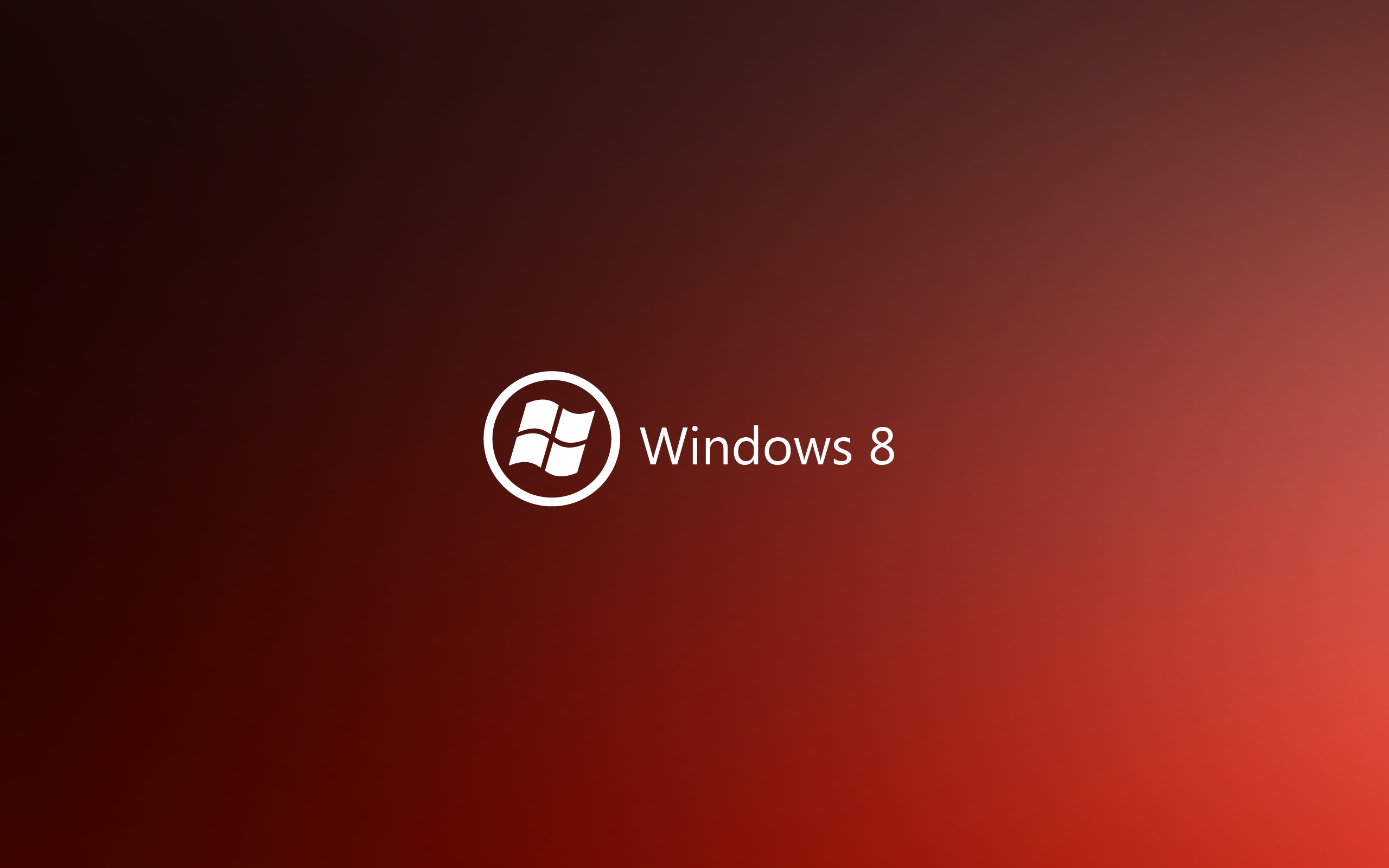 минималистичный, красный цвет, DeviantART, Windows 8 - обои на рабочий стол