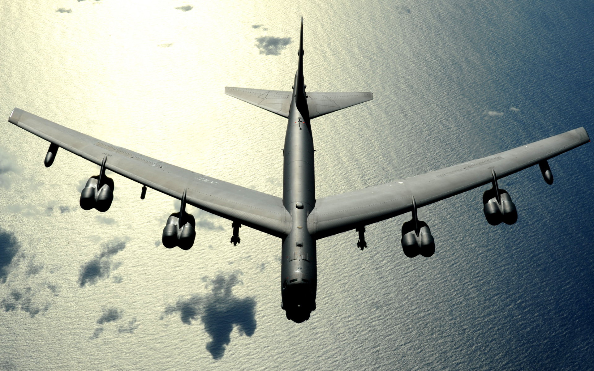 самолет, бомбардировщик, Боинг, Б-52 Stratofortress, ВВС США - обои на рабочий стол